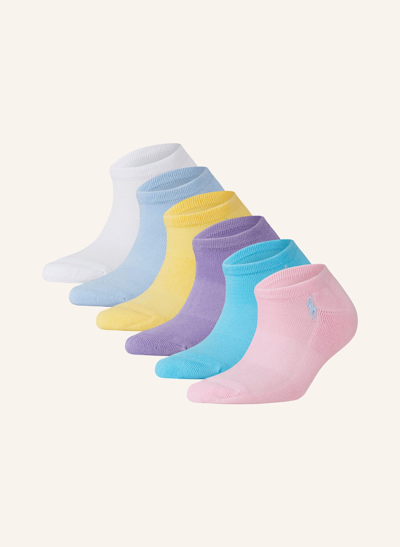 POLO RALPH LAUREN 6er-Pack Sneakersocken: 001 ASST