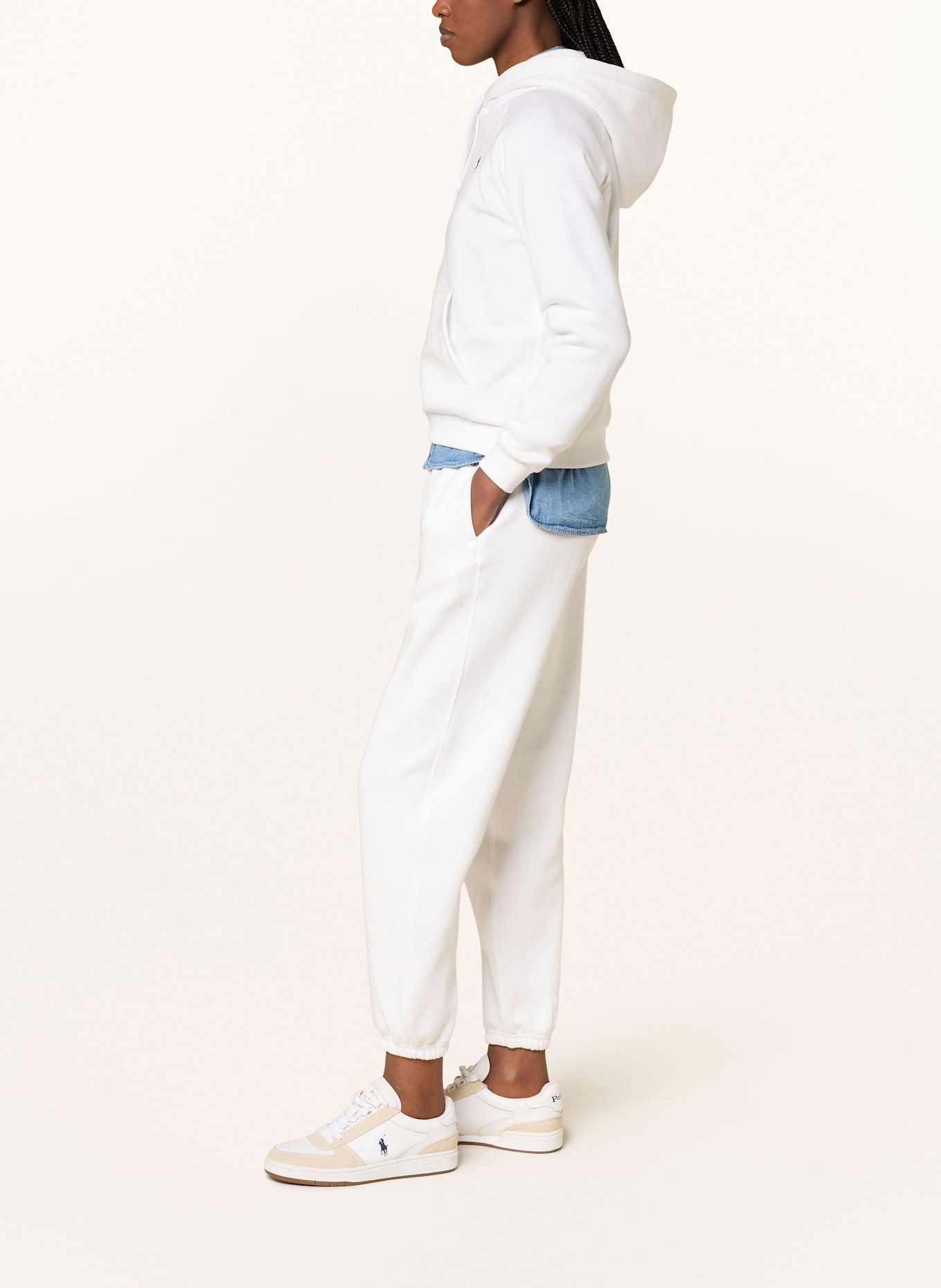 POLO RALPH LAUREN Sweatpants: WEISS