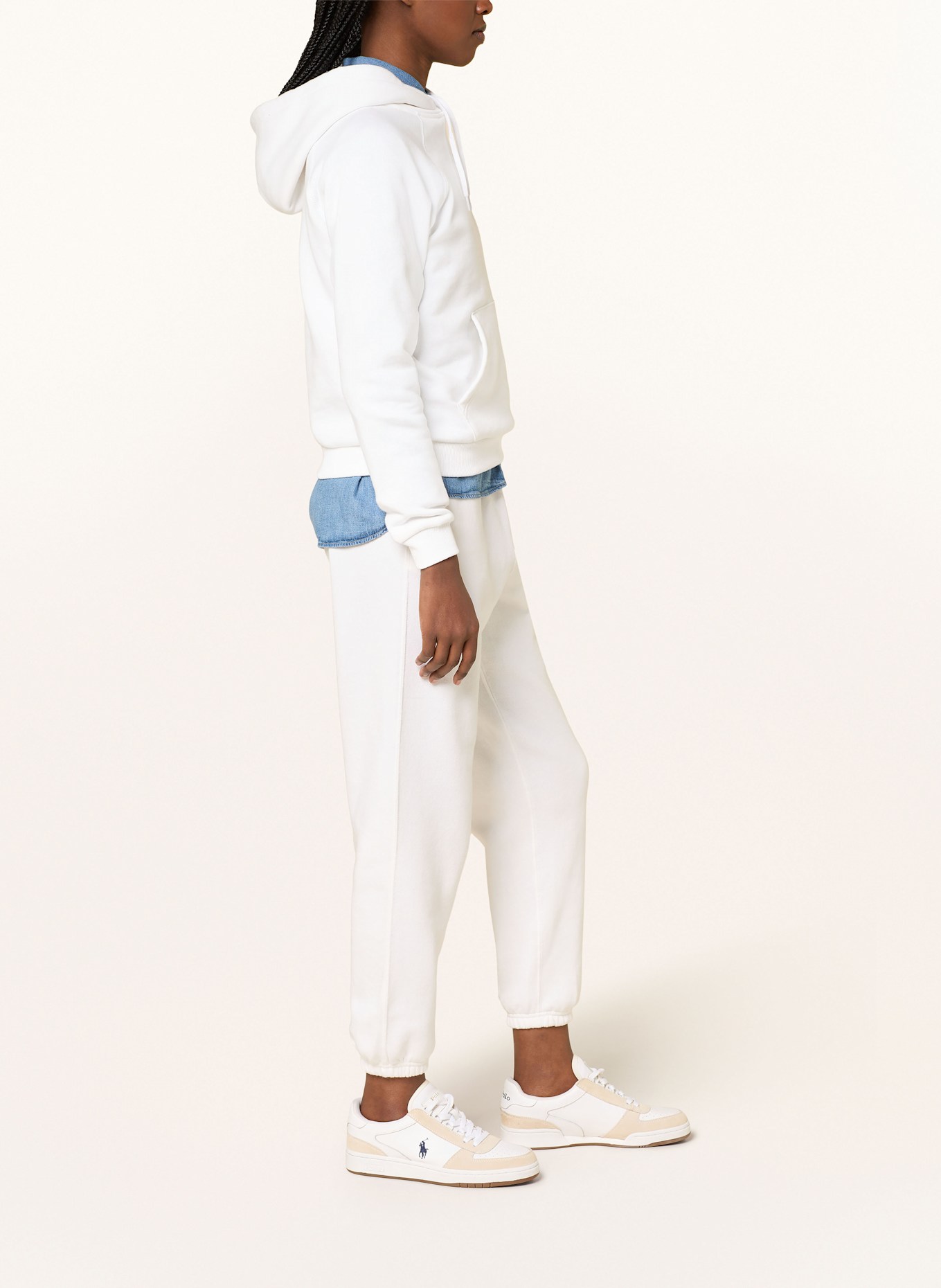 POLO RALPH LAUREN Hoodie: WEISS