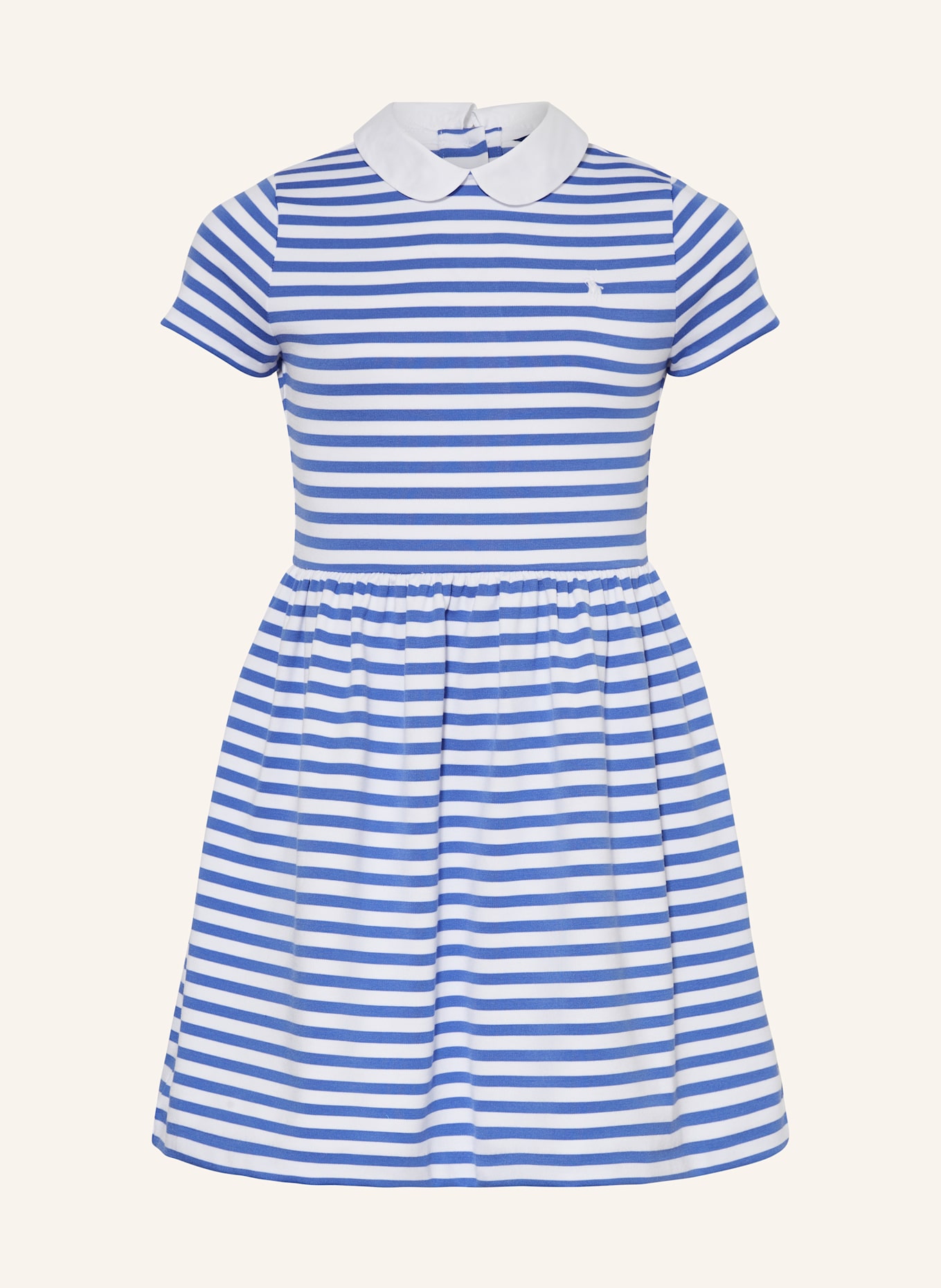 POLO RALPH LAUREN Šaty: BÍLÁ / MODRÁ