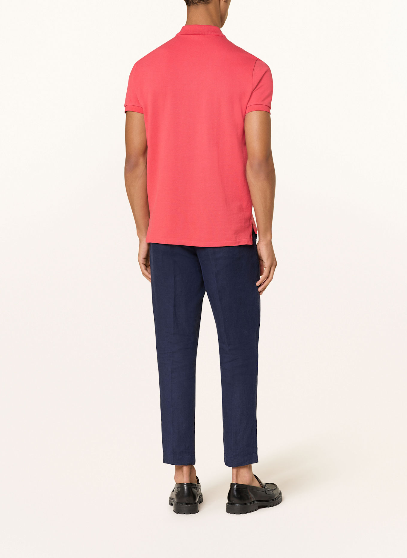 POLO RALPH LAUREN Piqué-Poloshirt Custom Slim Fit: ROT