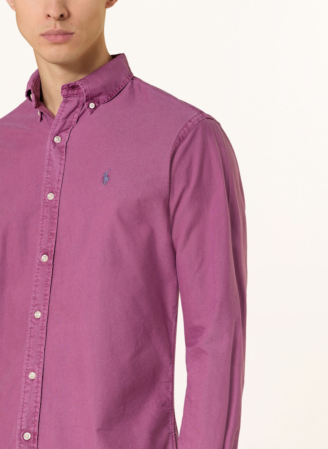 POLO RALPH LAUREN Hemd Custom Fit: DUNKELLILA