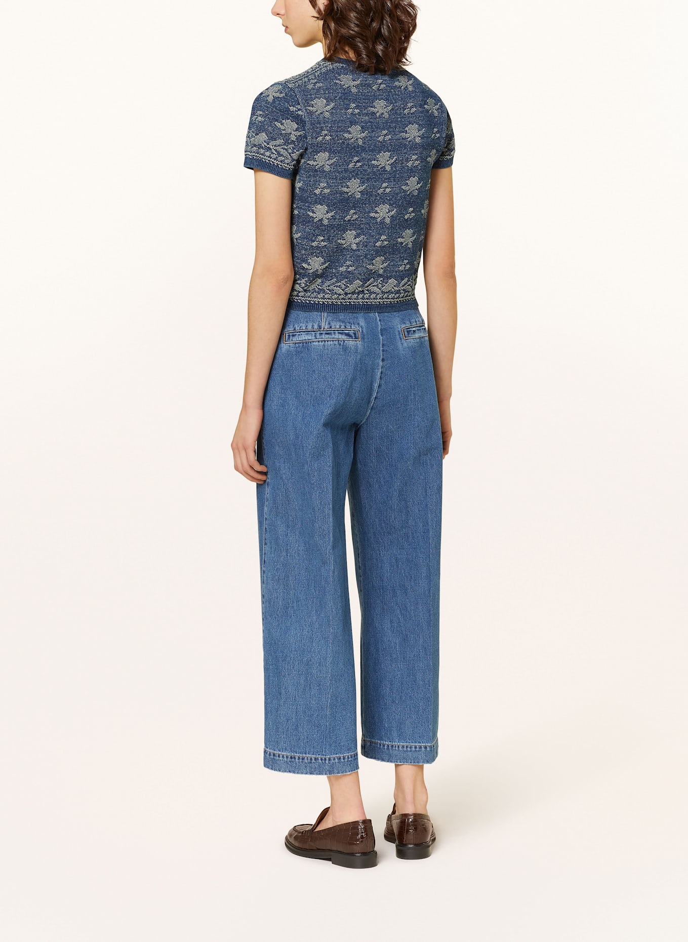 POLO RALPH LAUREN Strickshirt: BLAU / HELLGRÜN