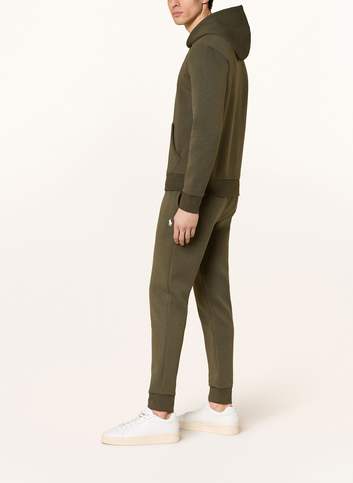 POLO RALPH LAUREN Tepláky: TMAVĚ ZELENÁ