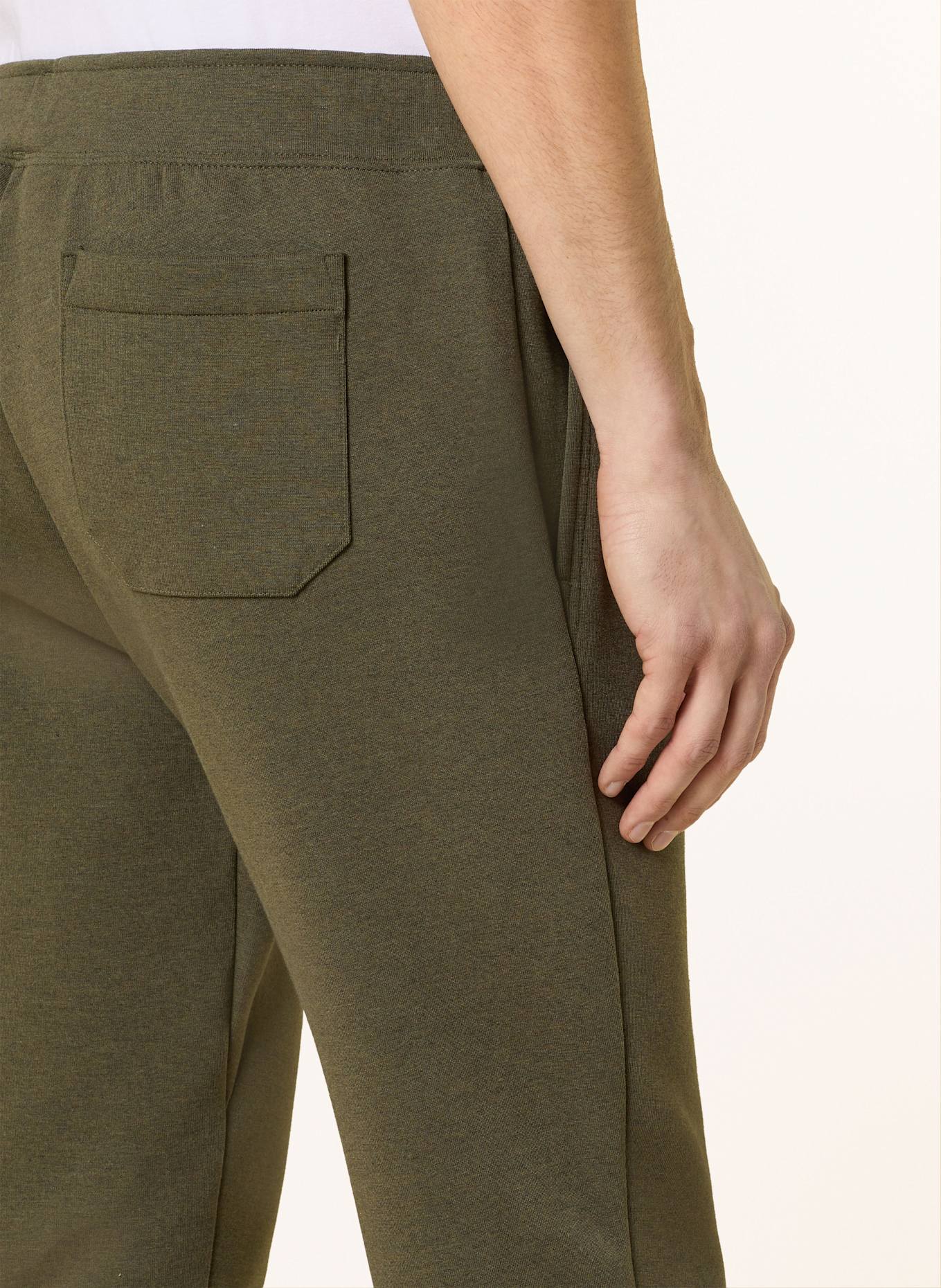 POLO RALPH LAUREN Tepláky: TMAVĚ ZELENÁ