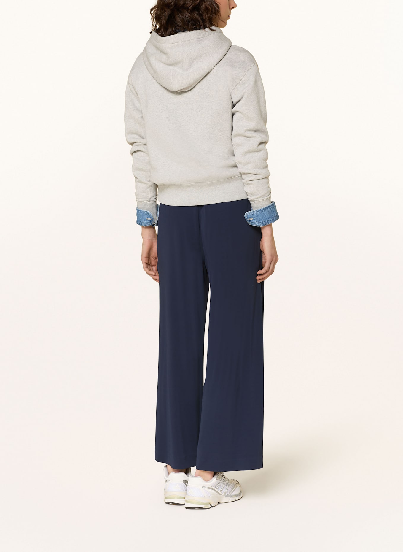 POLO RALPH LAUREN Marlenehose aus Jersey, Farbe: DUNKELBLAU (Bild 3)