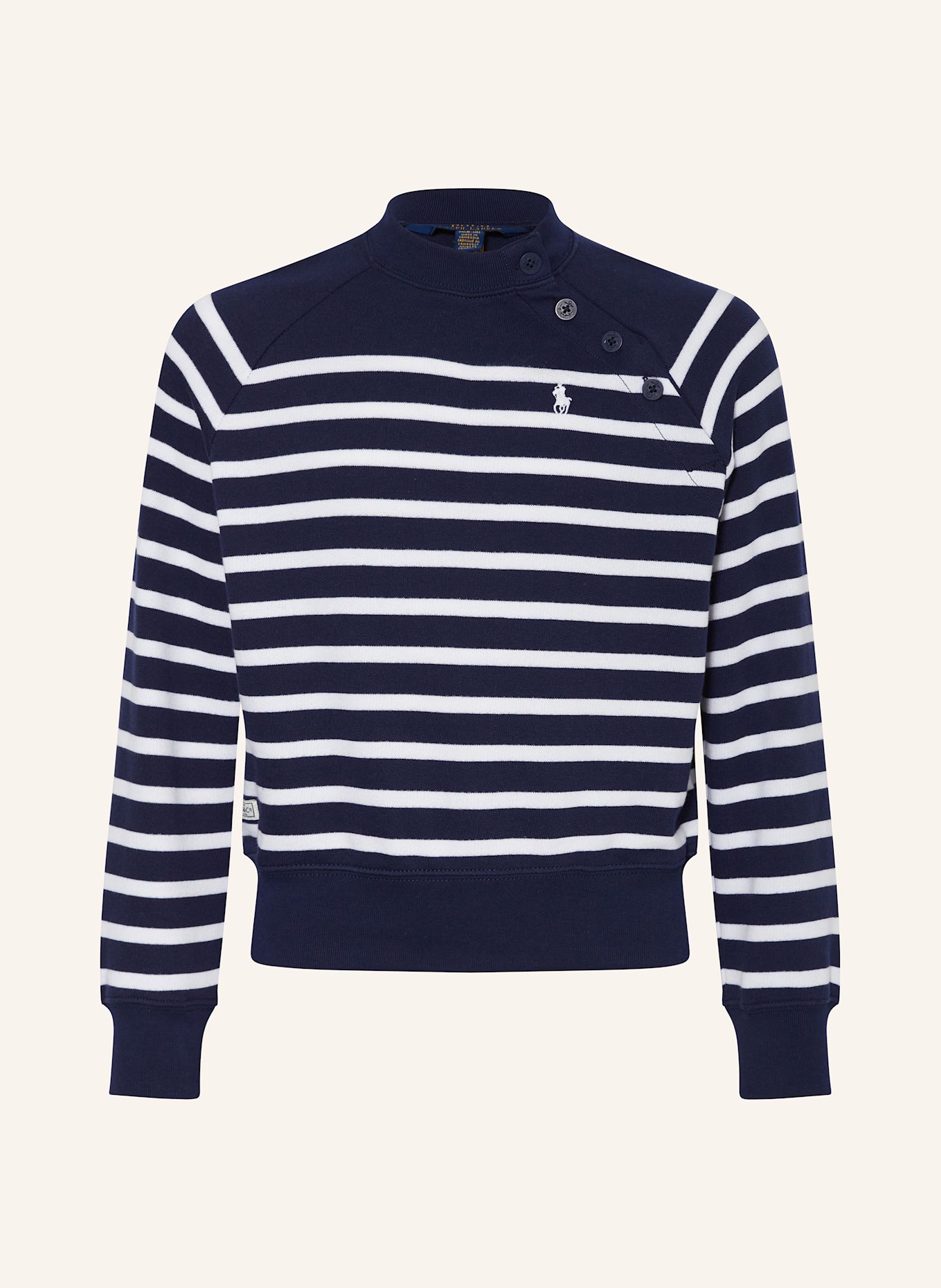 POLO RALPH LAUREN Bluza nierozpinana: GRANATOWY / BIAŁY