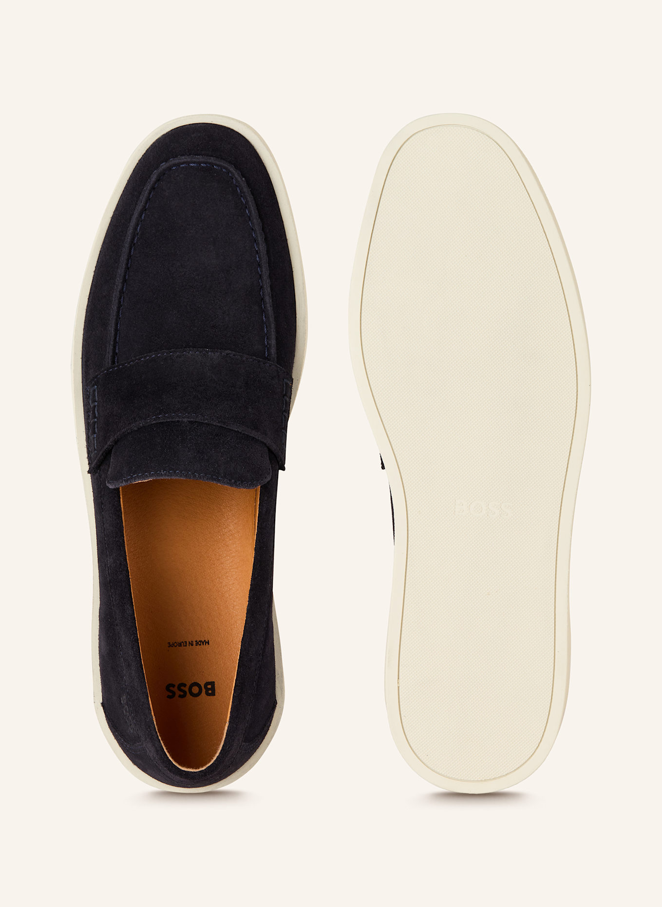 BOSS Loafer CLAY: DUNKELBLAU