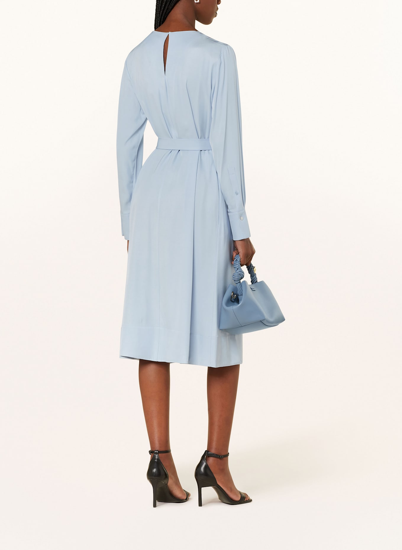 BOSS Kleid DOCELIA: HELLBLAU