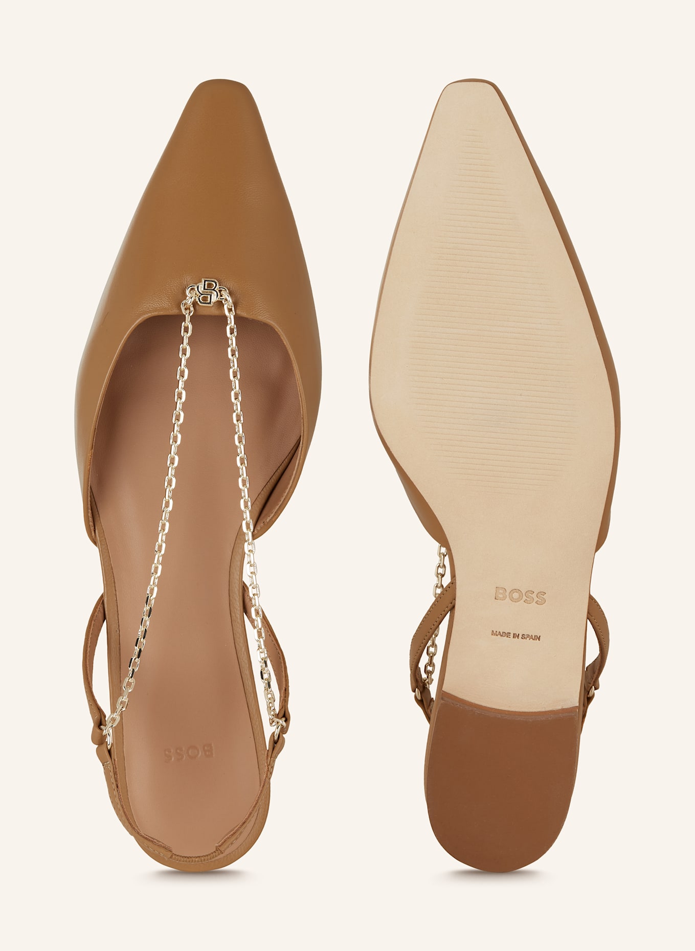 BOSS Slingballerinas CHARLIZE: BEIGE