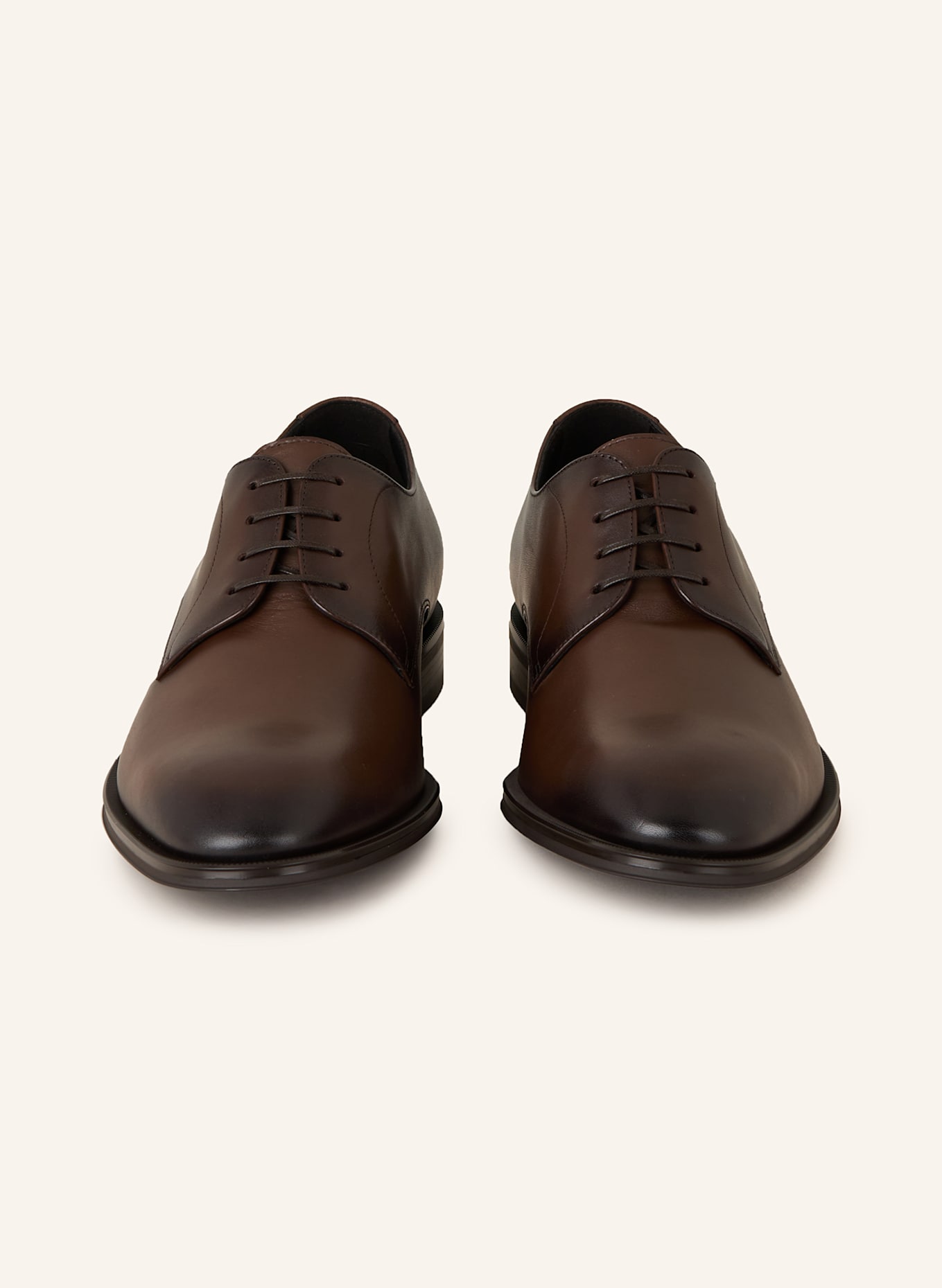 BOSS Buty sznurowane DERREK: CIEMNOBRĄZOWY
