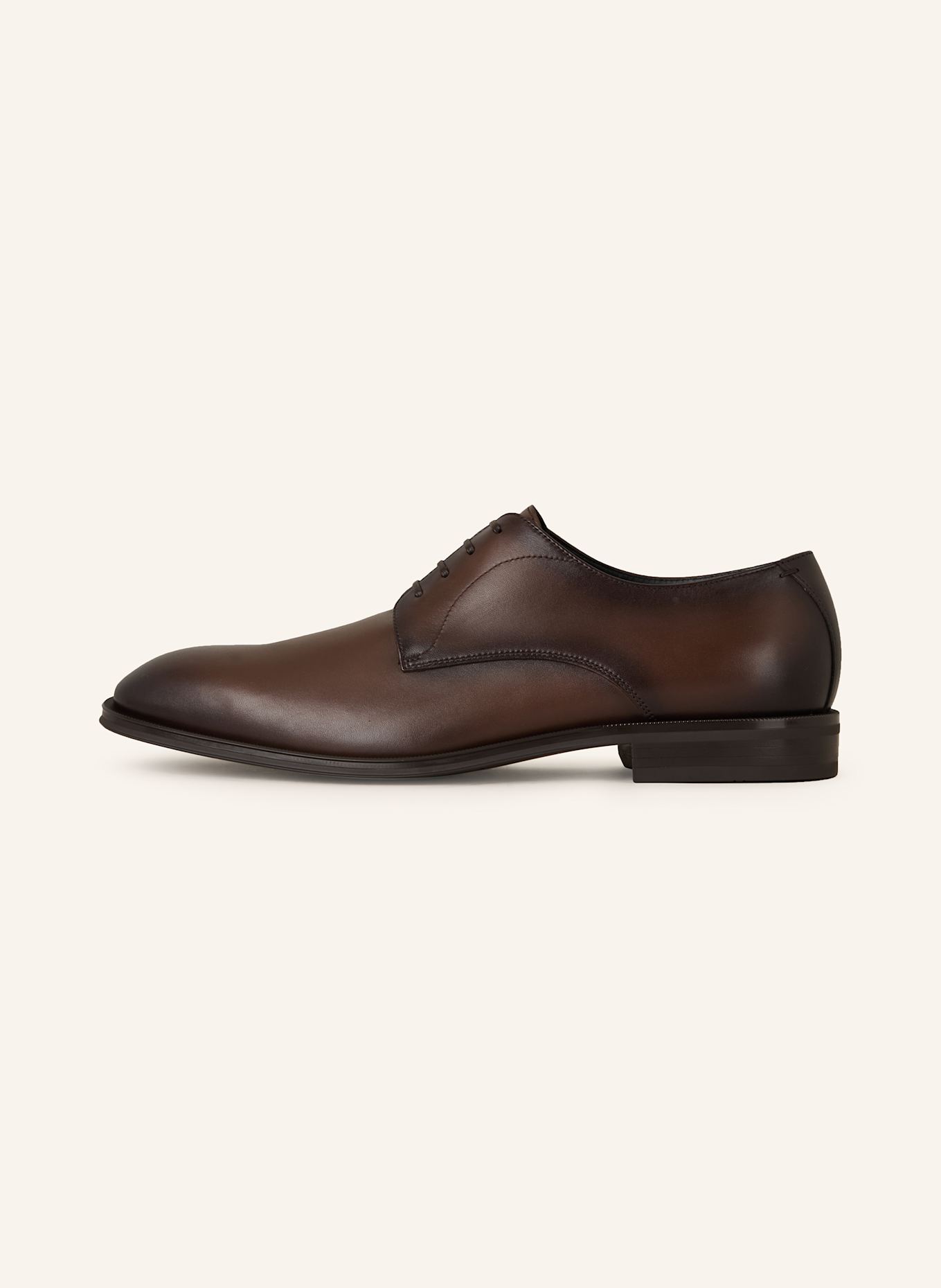 BOSS Buty sznurowane DERREK: CIEMNOBRĄZOWY