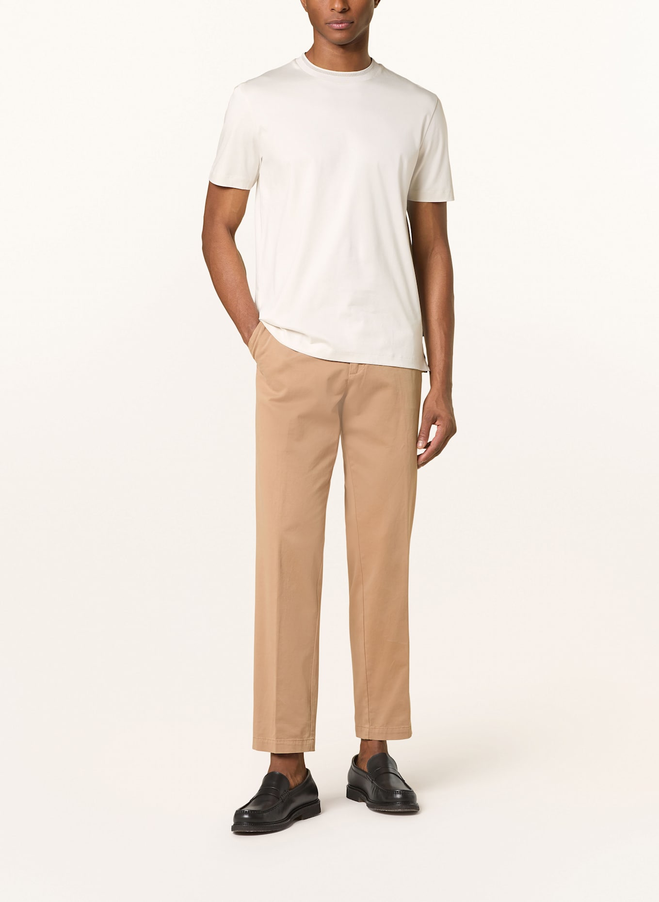 BOSS T-shirt TESSLER, Color: ECRU (Image 2)