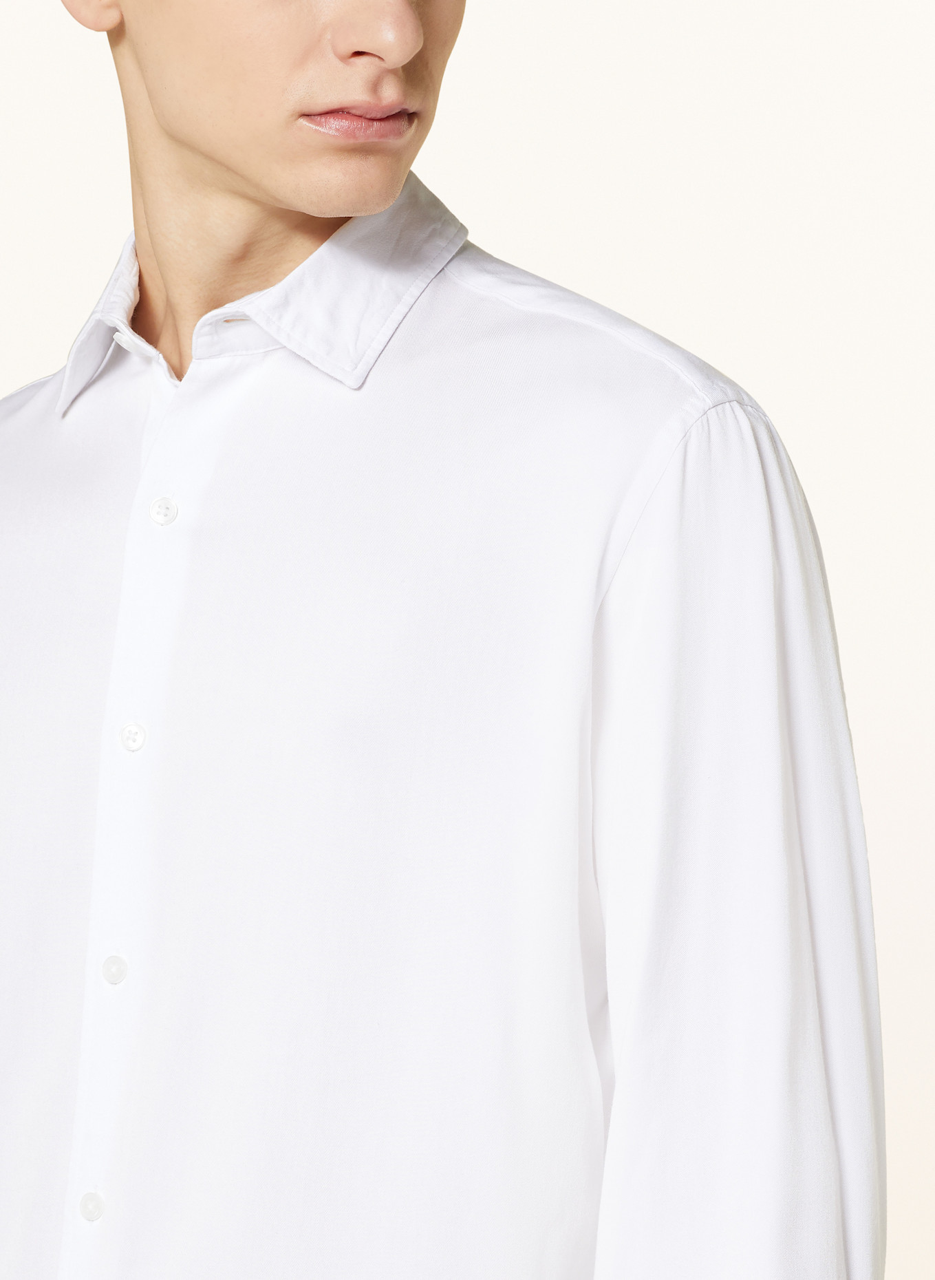 PAUL Hemd Comfort Fit: WEISS