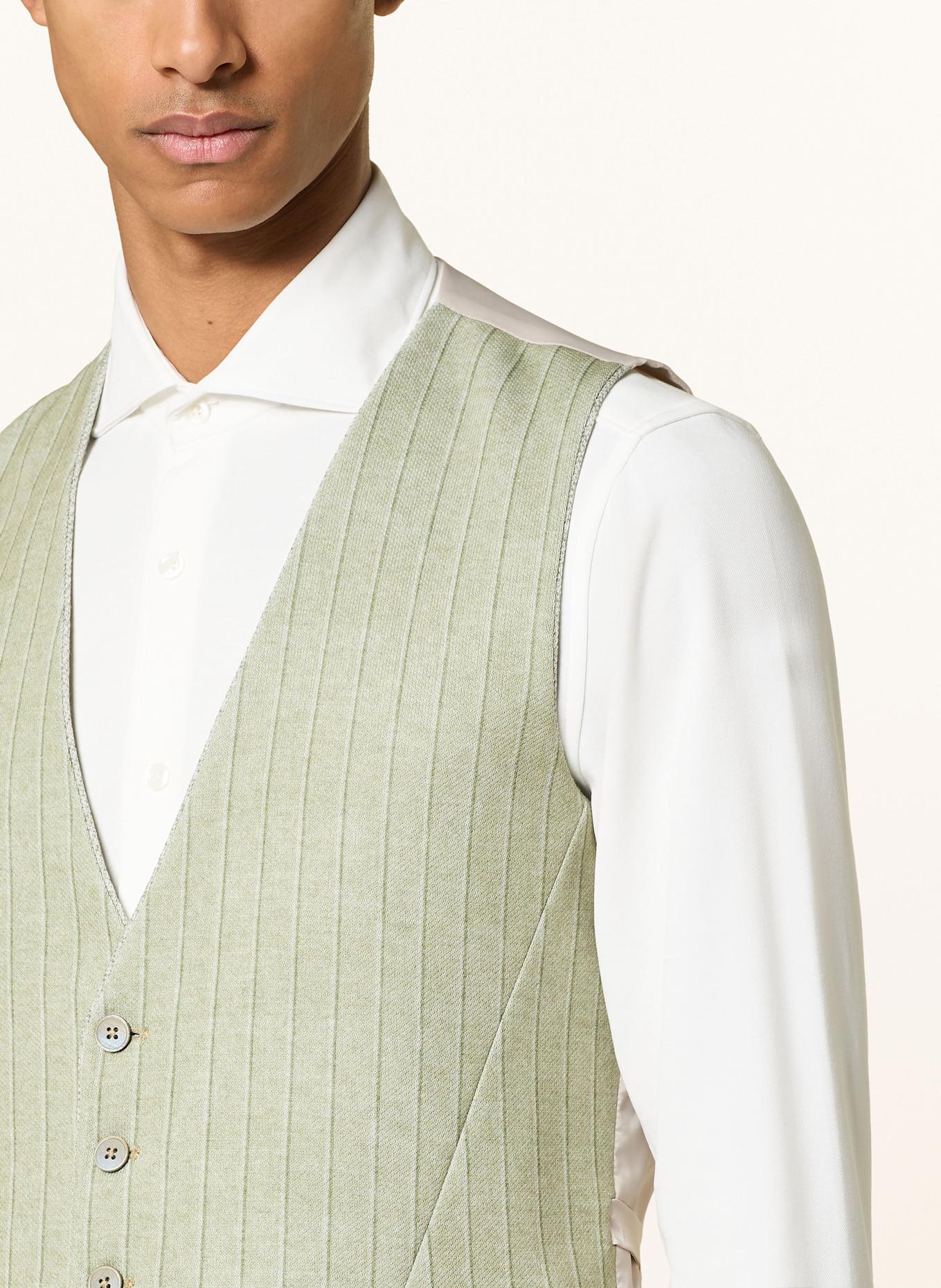 PAUL Anzugweste Extra Slim Fit zum Wenden aus Jersey: 710 LIGHT GREEN