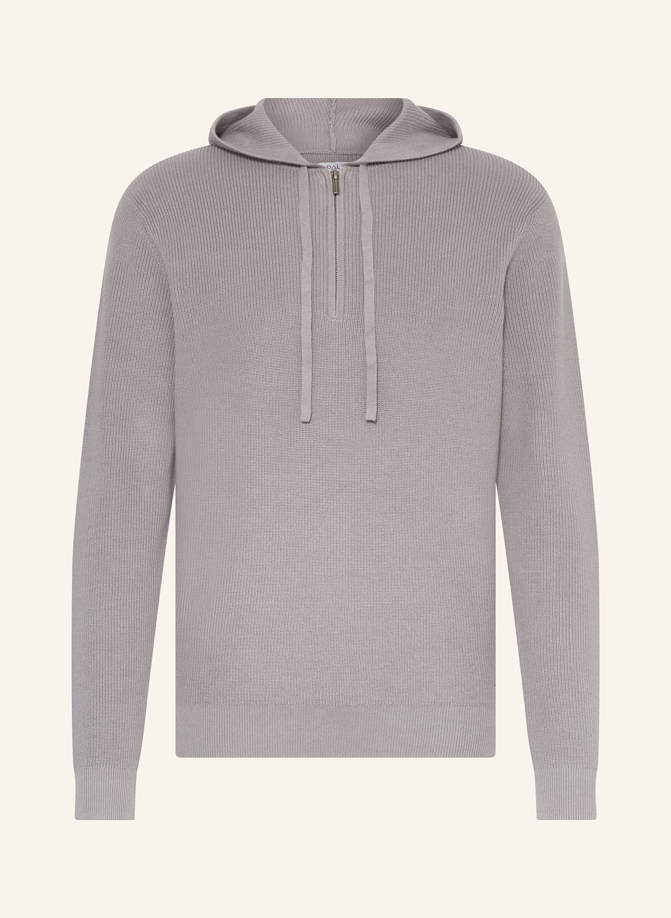 PAUL Bluza z kapturem z dzianiny: SZARY