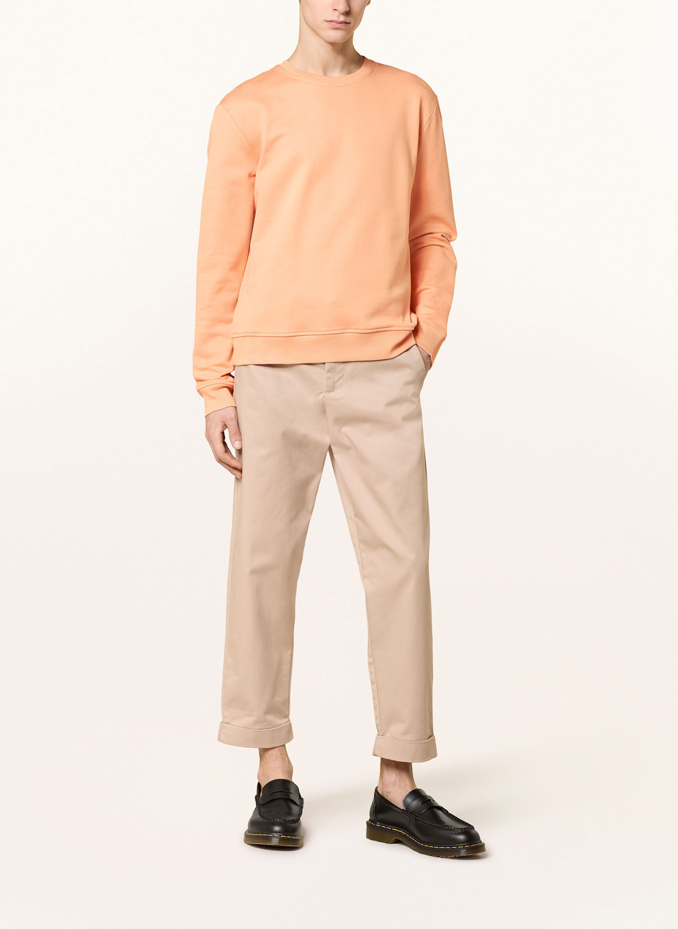 PAUL Sweatshirt: LIGHT ORANGE