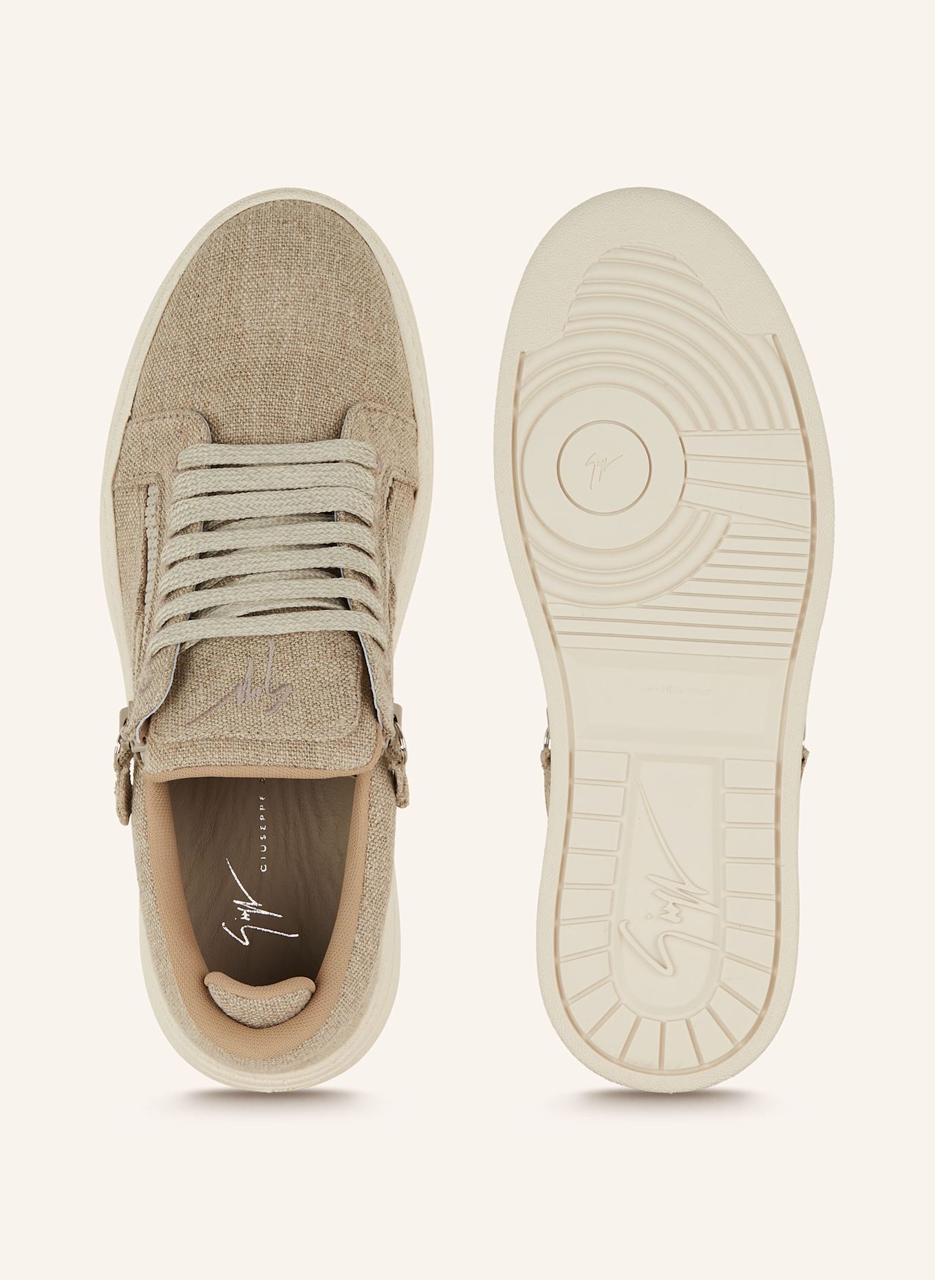 GIUSEPPE ZANOTTI DESIGN Sneakersy GZ94: BEŻOWY