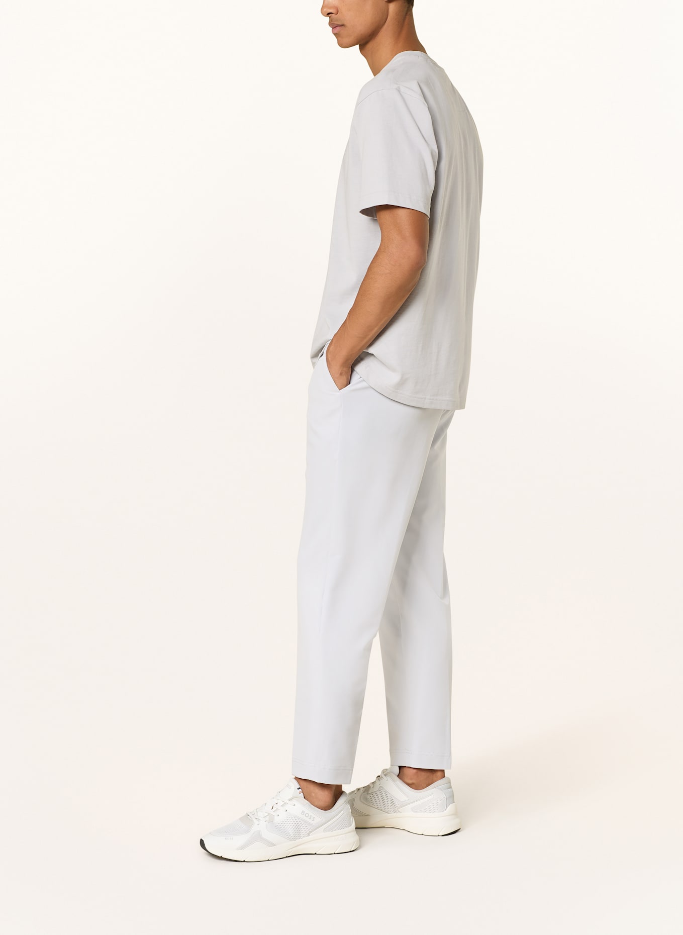 BOSS Chino CONVERT Tailored Fit: LIGHT GRAY