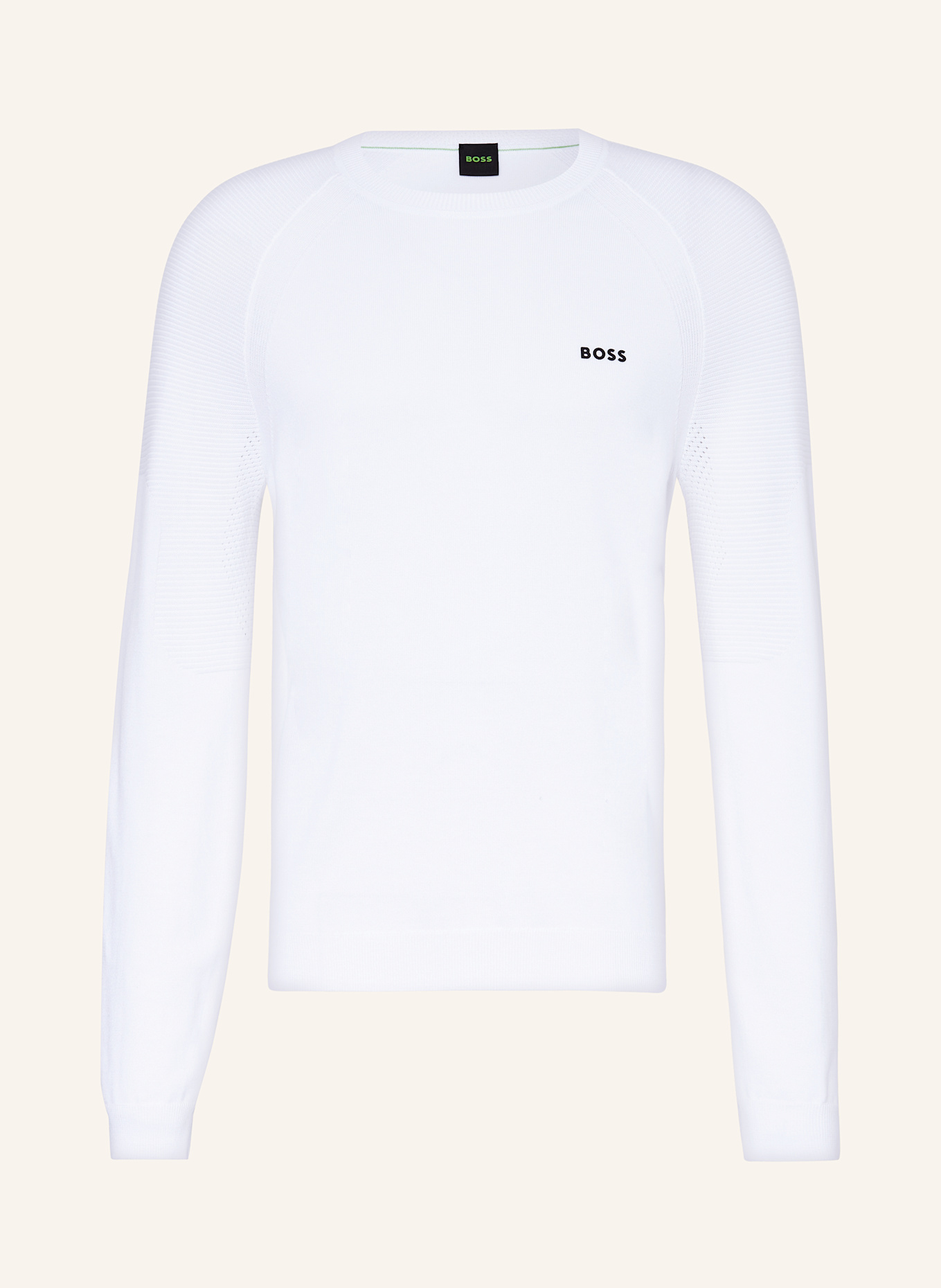 BOSS Pullover PERFORM MAX: WEISS