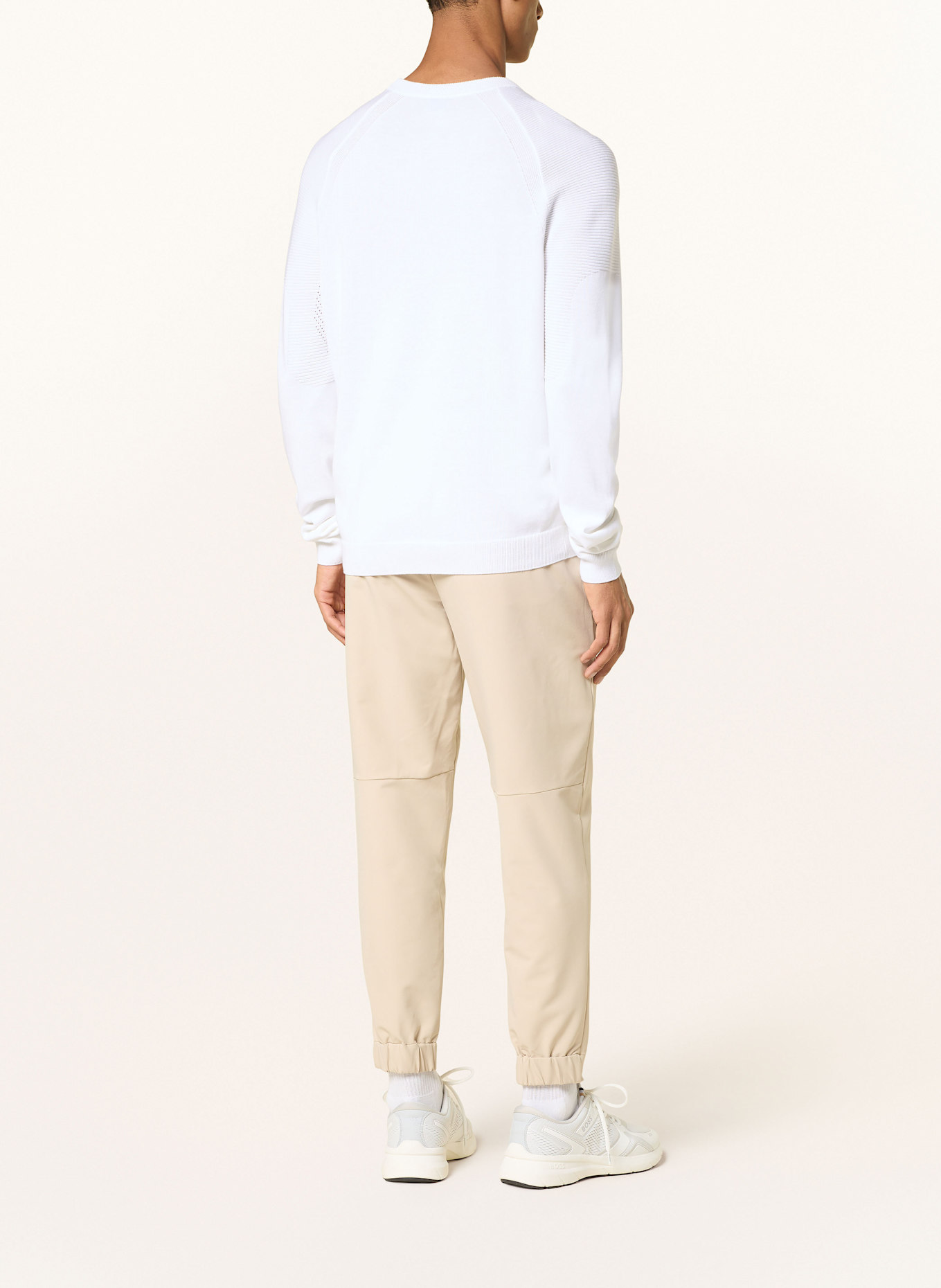 BOSS Pullover PERFORM MAX: WEISS