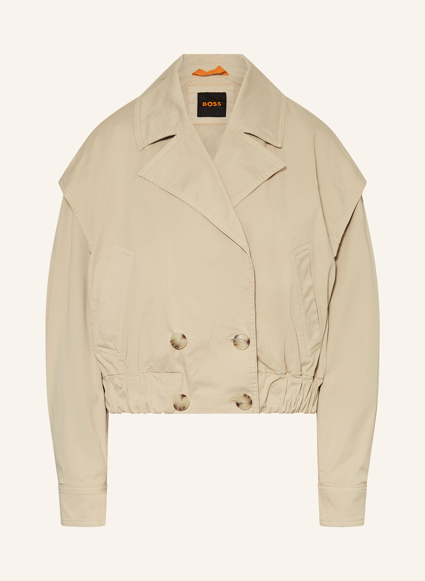 BOSS Cropped-Trenchcoat COTRENI: BEIGE