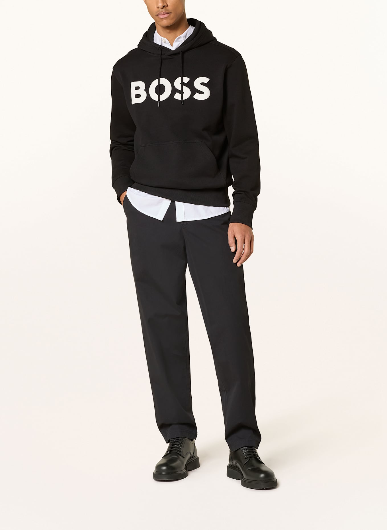 BOSS Hoodie WEBASIC: SCHWARZ