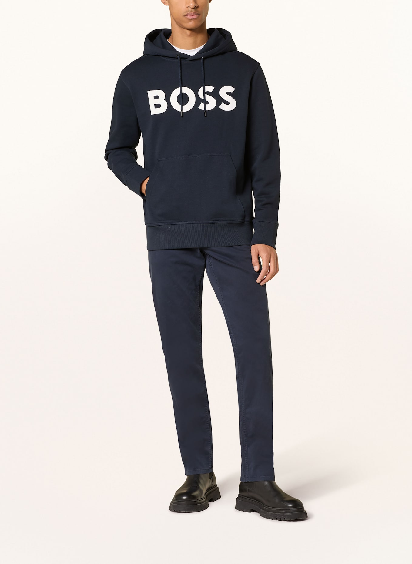 BOSS Hoodie WEBASIC: DARK BLUE
