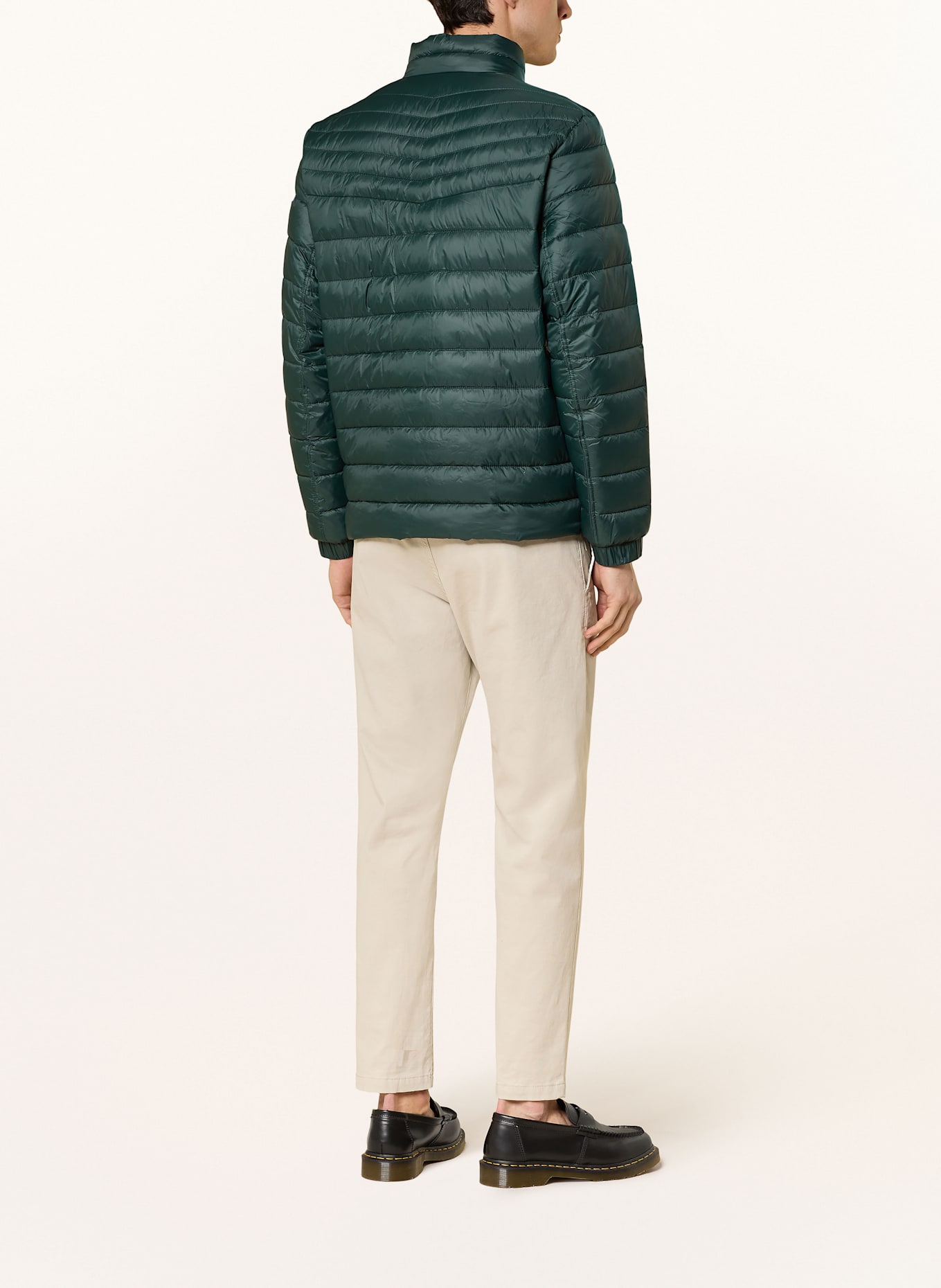 BOSS Kurtka pikowana ODEN: CIEMNOZIELONY