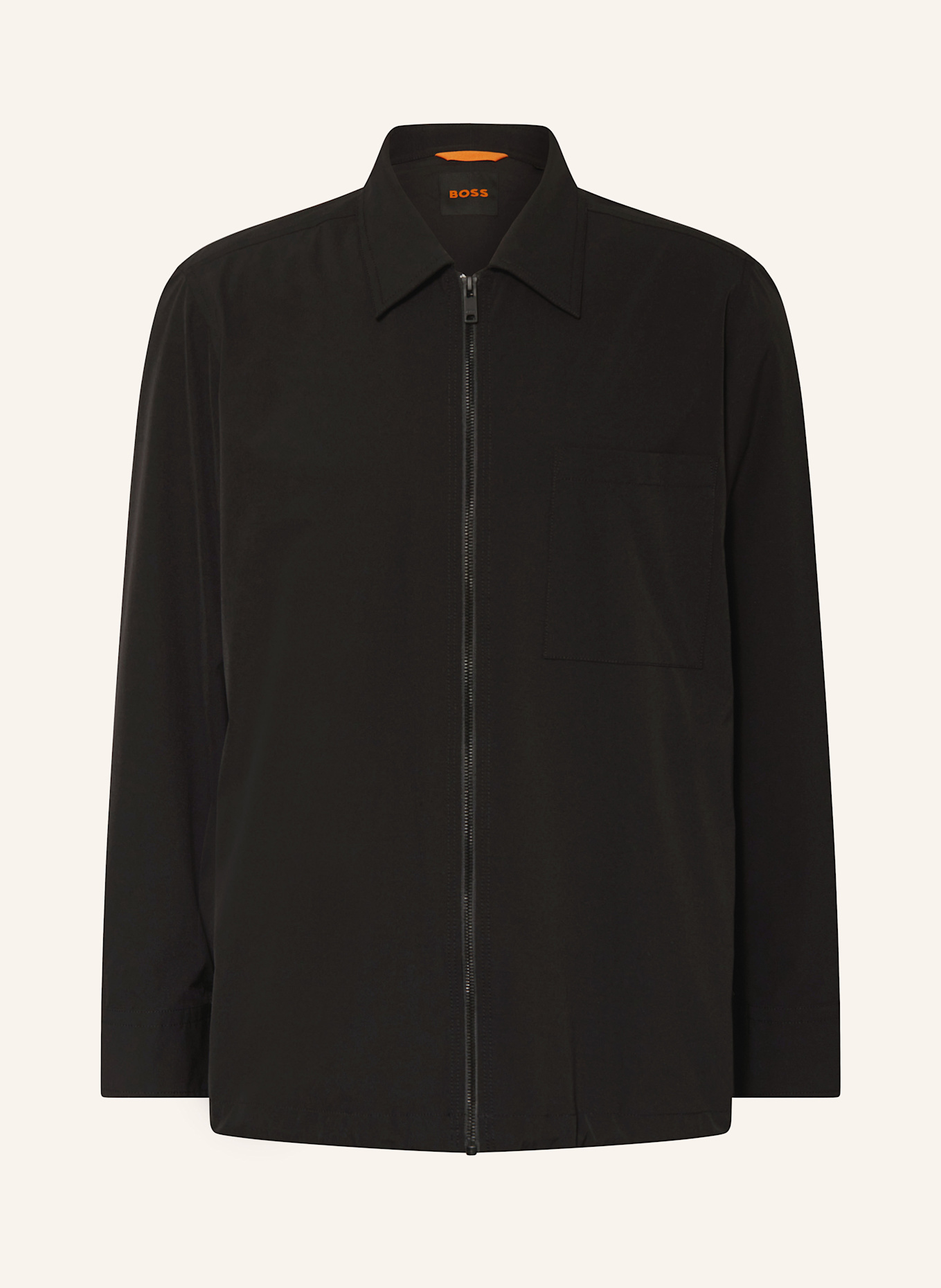 BOSS LABIZZY overshirt: BLACK