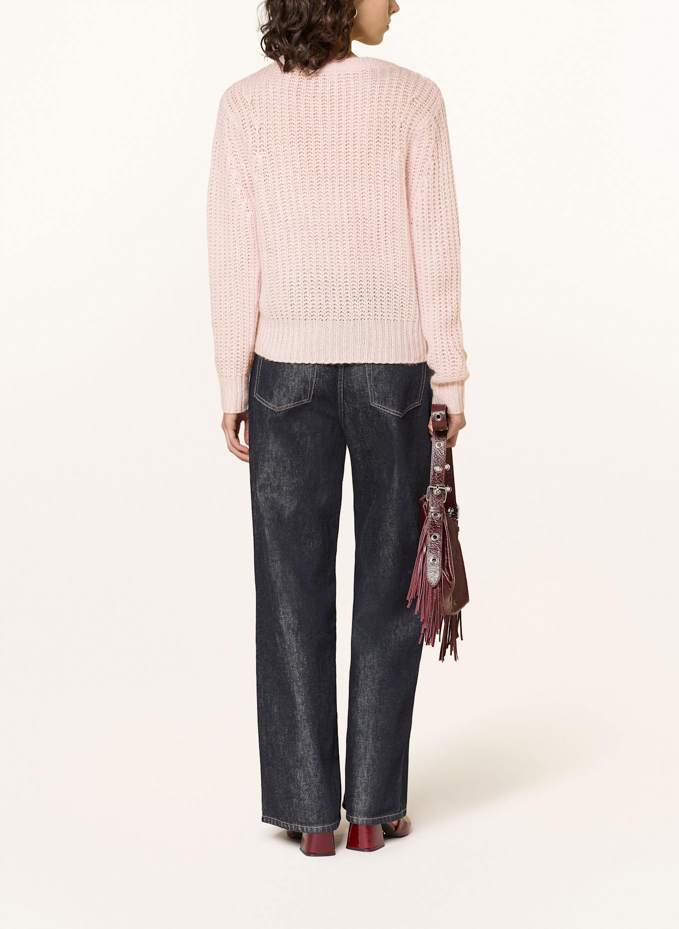 MRS & HUGS Sweter: BLADORÓŻOWY