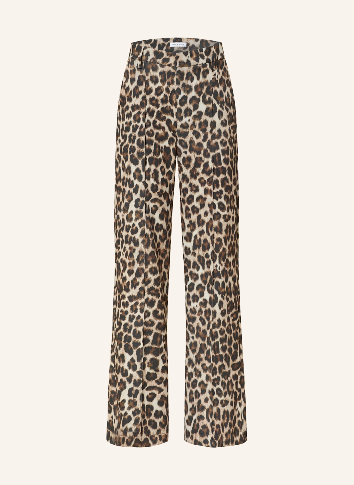 MRS & HUGS Wide leg trousers: Marc Jacobs The Knit Sweatpant logo track pants