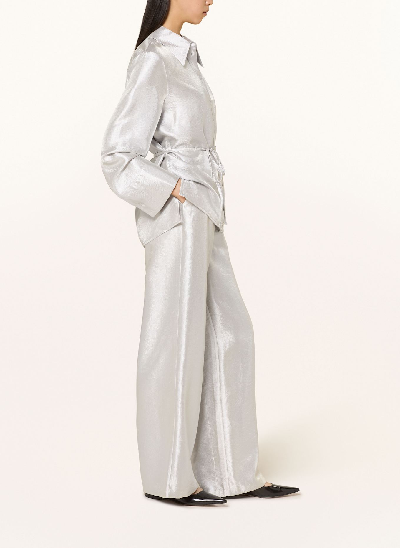 MRS & HUGS Hemdbluse, Farbe: SILBER (Bild 4)