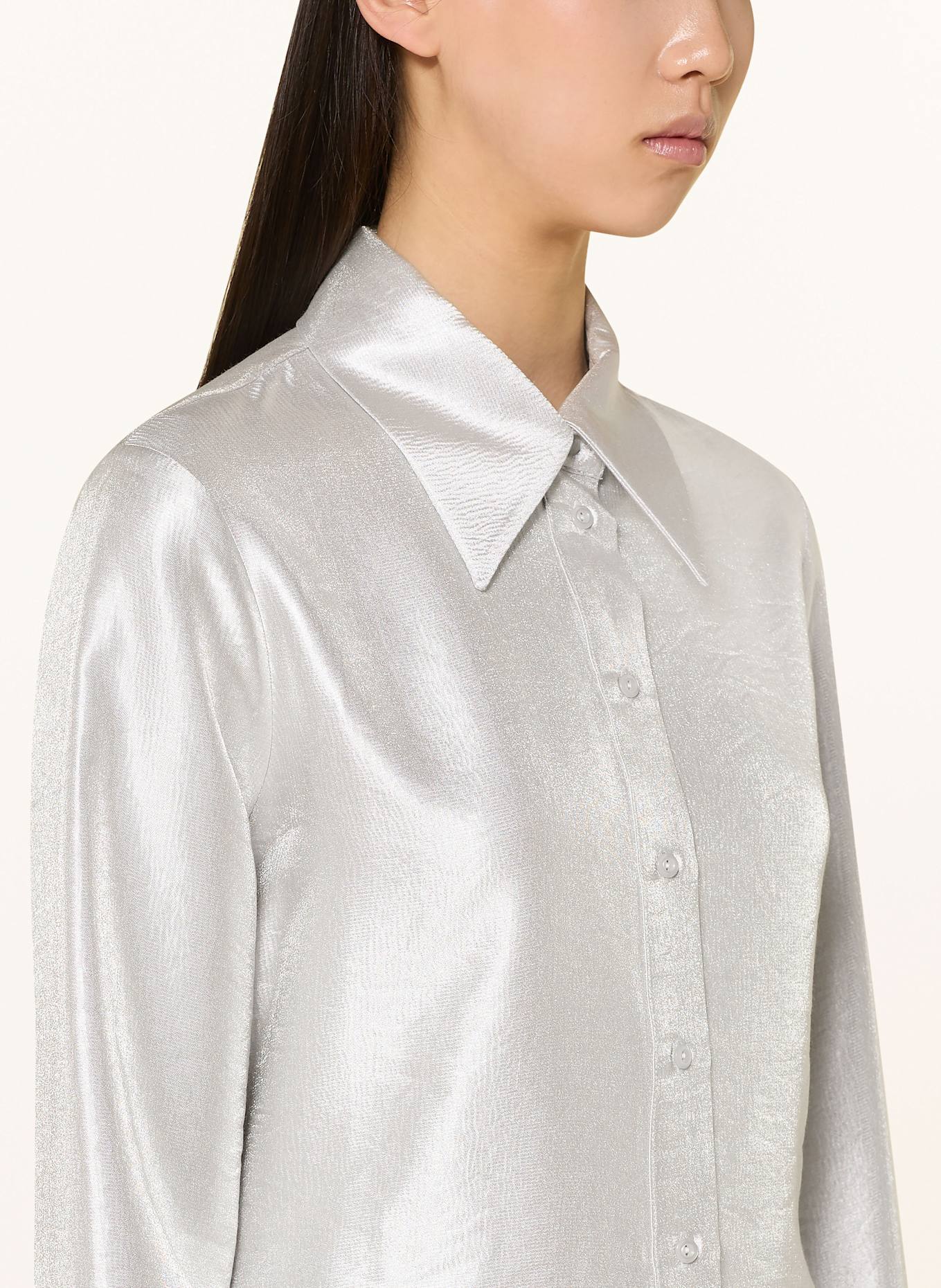 MRS & HUGS Hemdbluse, Farbe: SILBER (Bild 5)