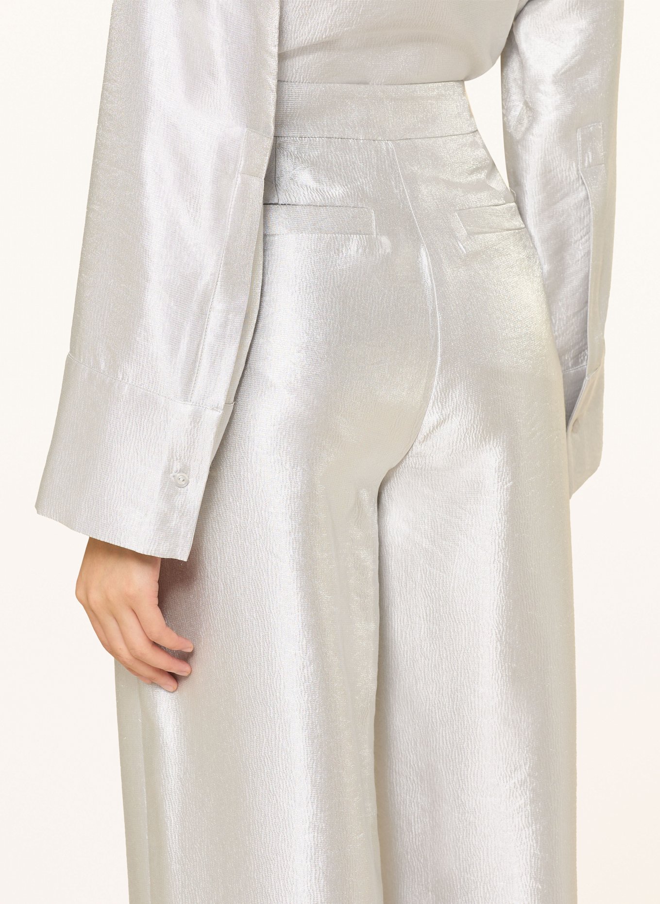 MRS & HUGS Hemdbluse, Farbe: SILBER (Bild 6)