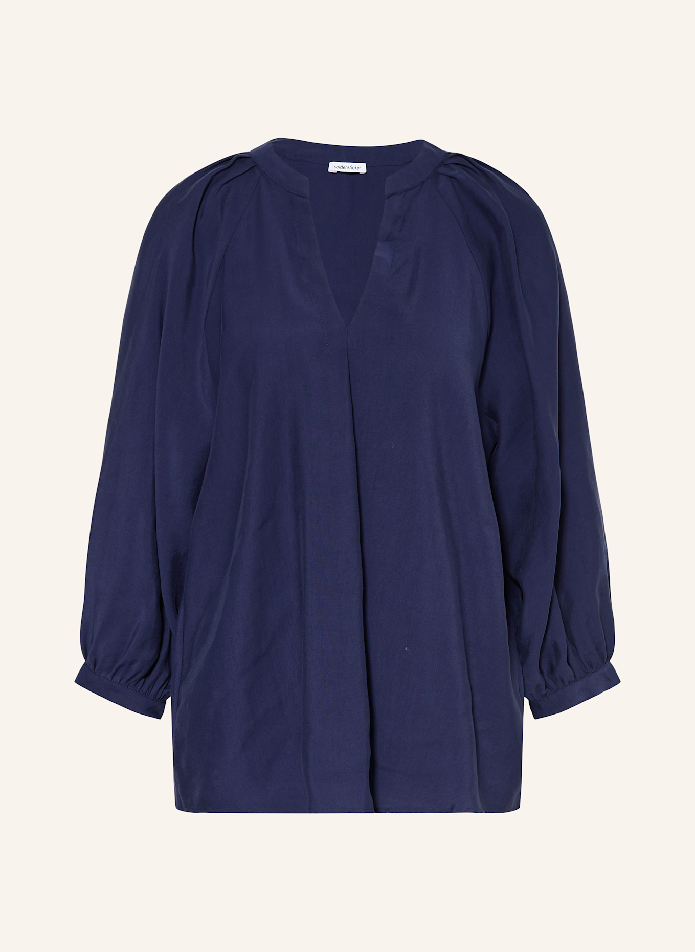 seidensticker Chemisier à manches 3/4: BLEU FONCÉ