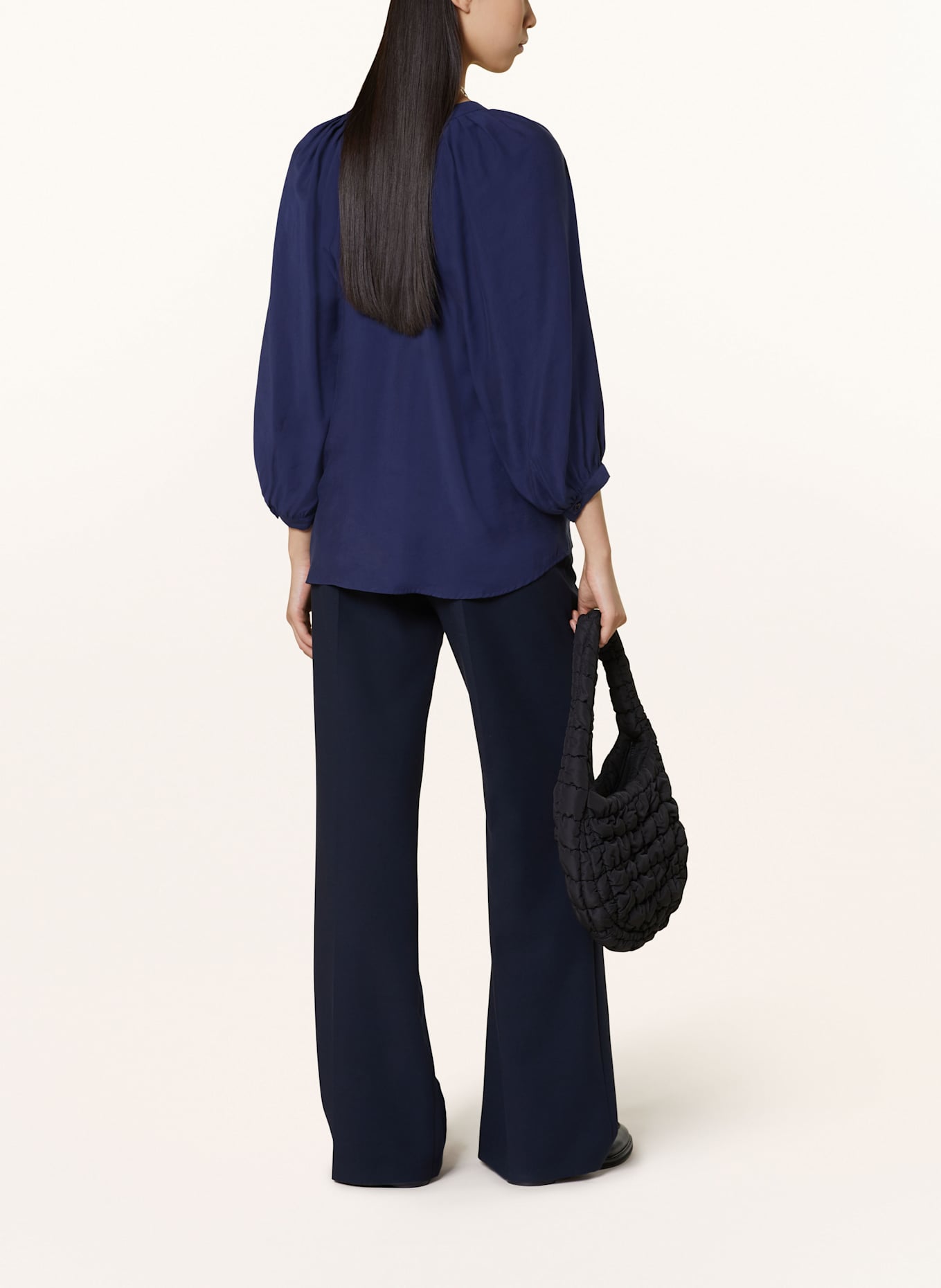 seidensticker Chemisier à manches 3/4: BLEU FONCÉ