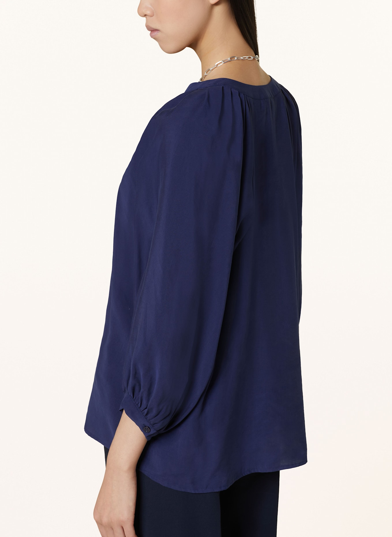 seidensticker Chemisier à manches 3/4: BLEU FONCÉ