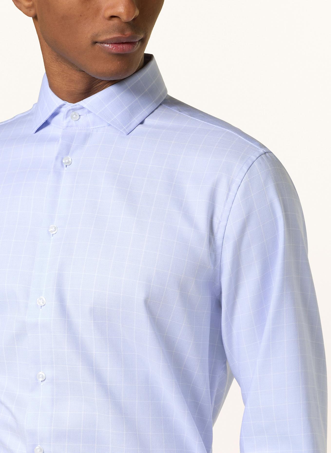 seidensticker Hemd Shaped Fit: HELLBLAU / WEISS