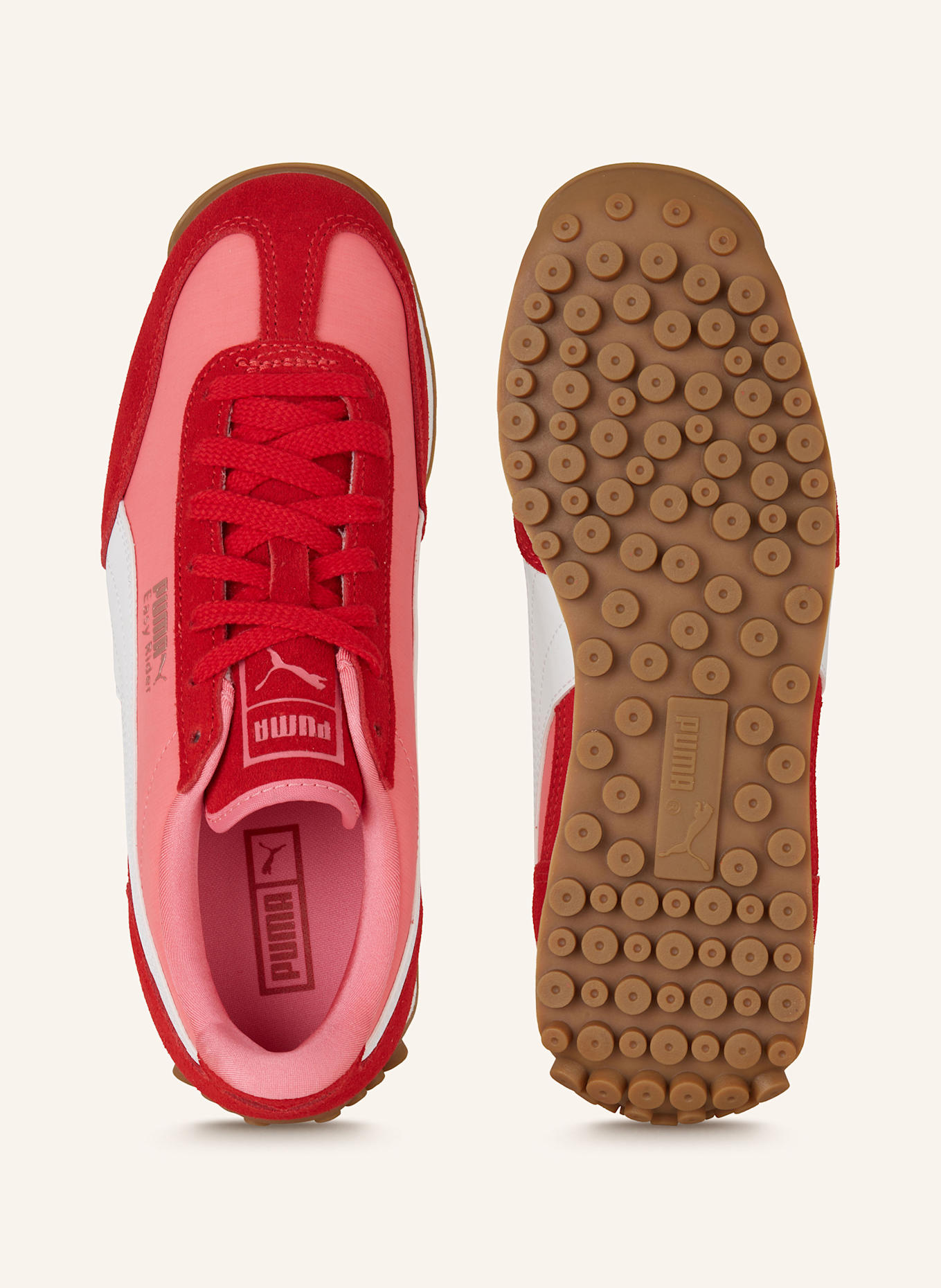 PUMA EASY RIDER LOVE JR sneaker: PINK / RED / WHITE