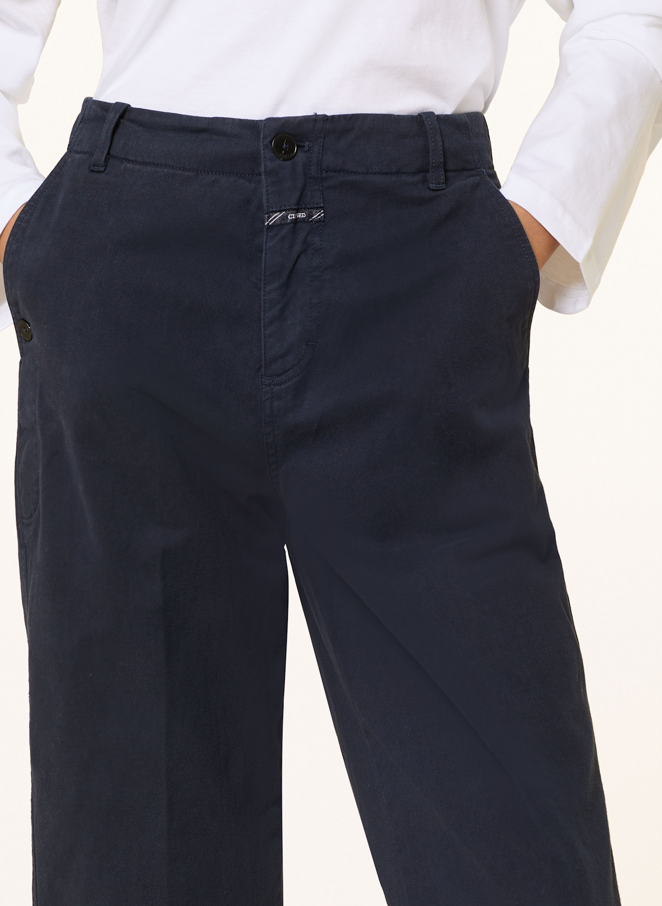 CLOSED 7/8 chino ROVEA: DARK BLUE