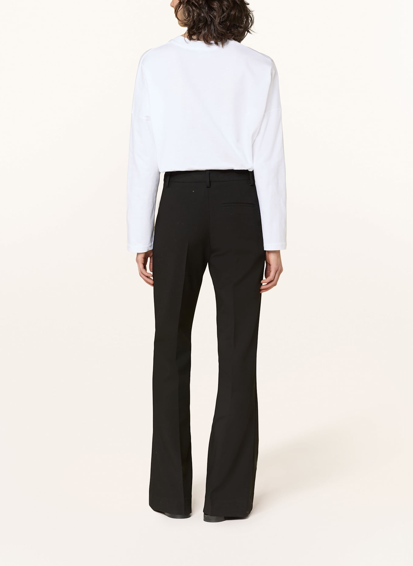 CLOSED Bootcut-Hose DENAIR: SCHWARZ