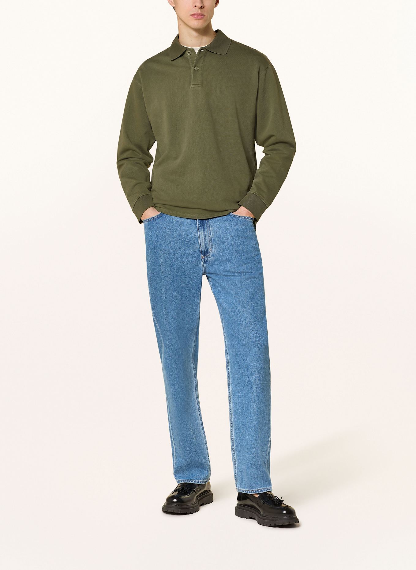 CLOSED Piqué polo shirt: OLIVE