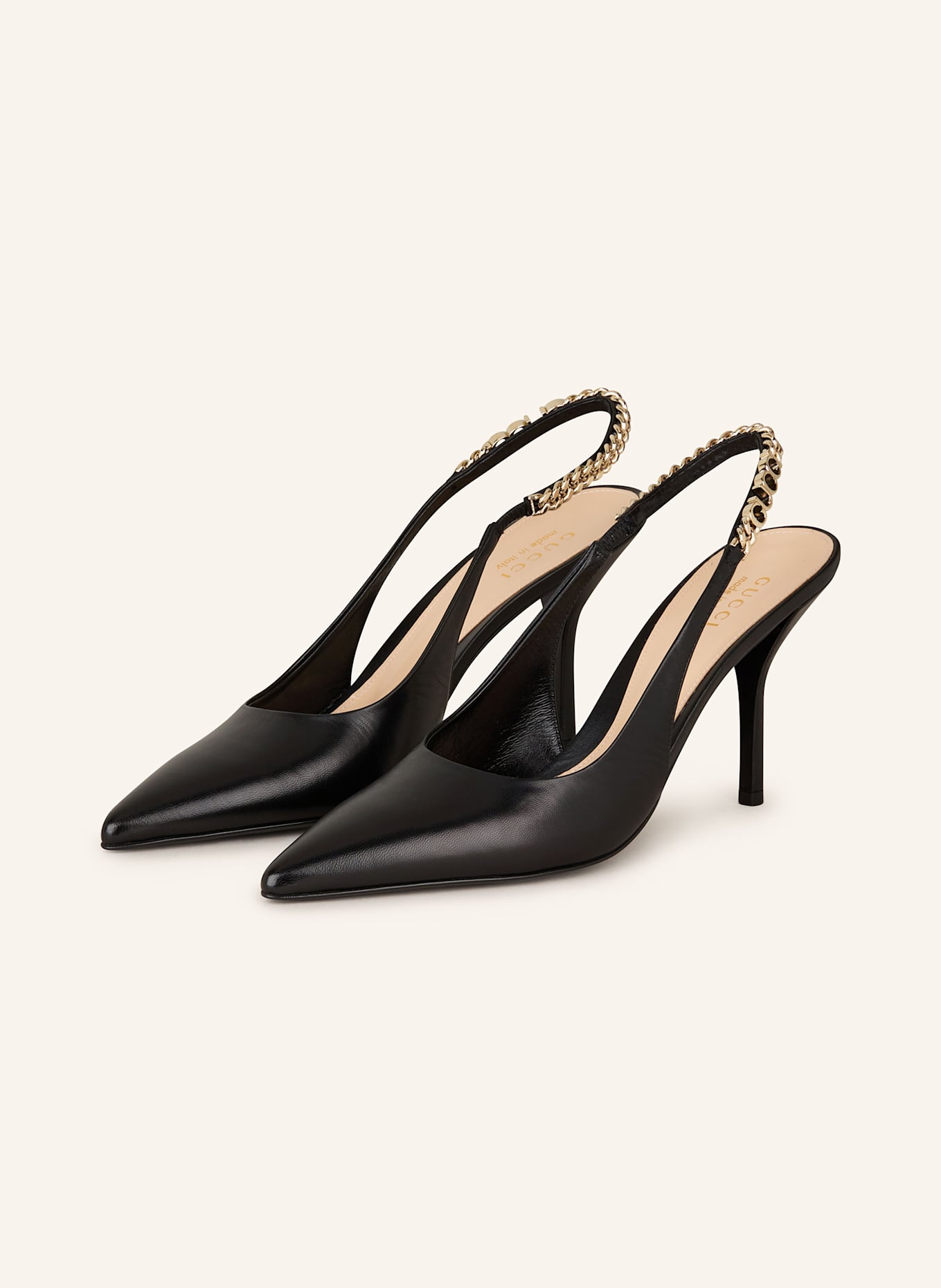 GUCCI Slingpumps: 1000 NERO/NERO (Bild 1)
