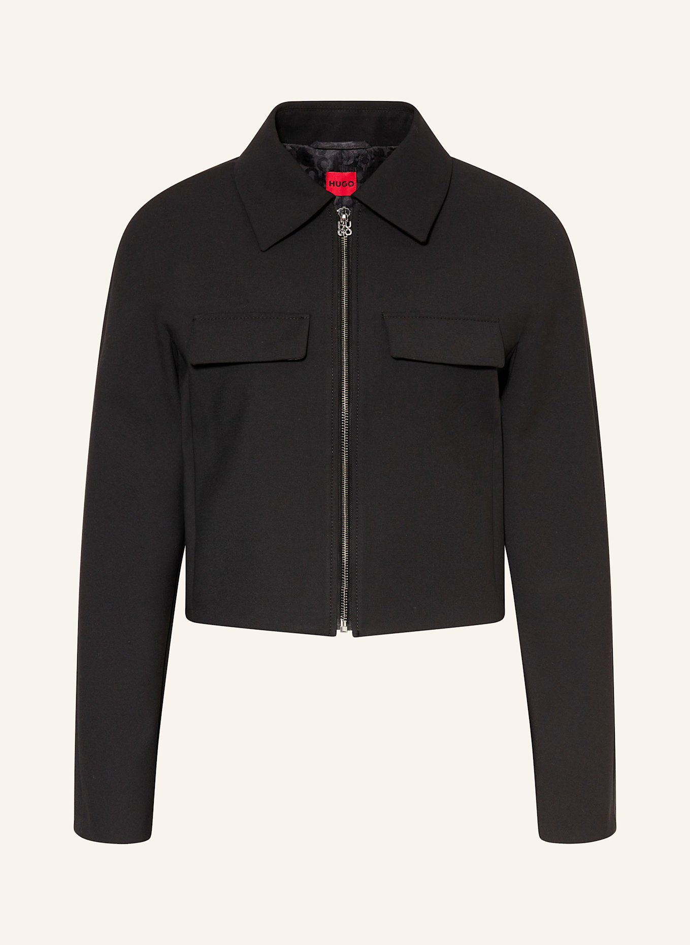 HUGO Kastenjacke ANERO: SCHWARZ