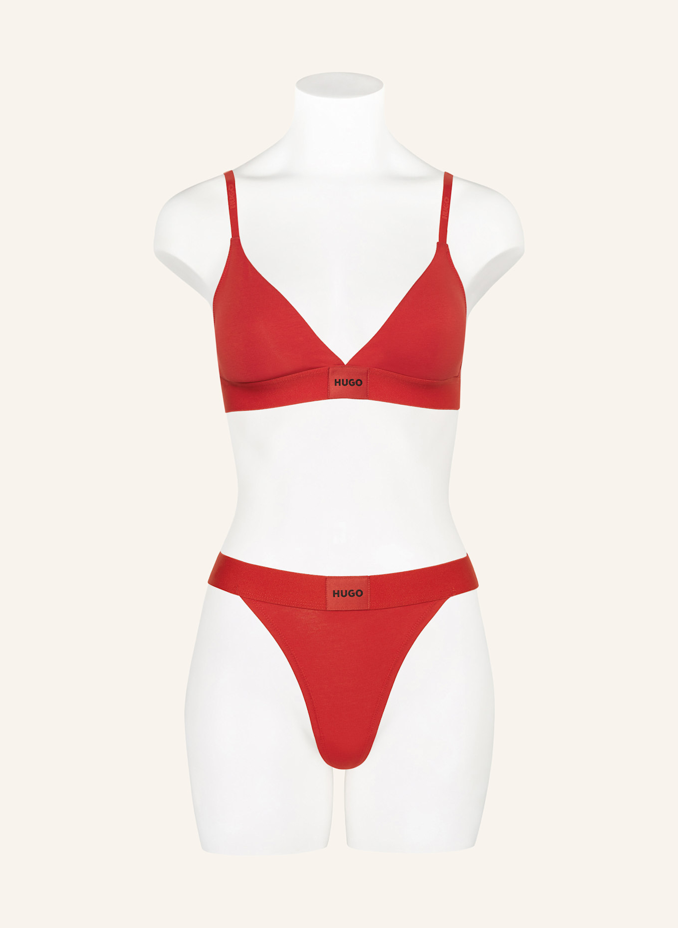 HUGO Triangel-BH RED LABEL: ROT