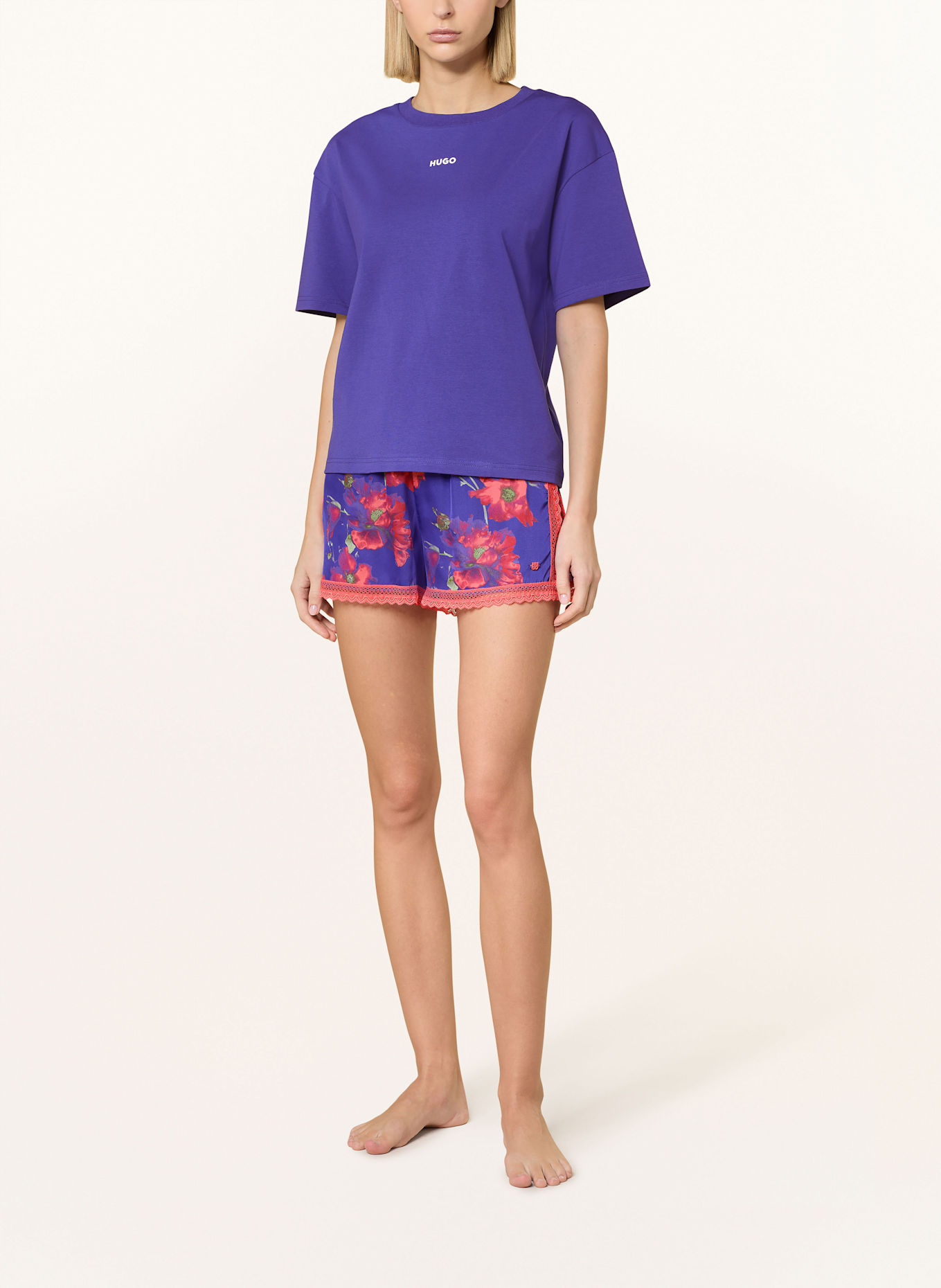 HUGO Lounge shirt SHUFFLE: BLUE