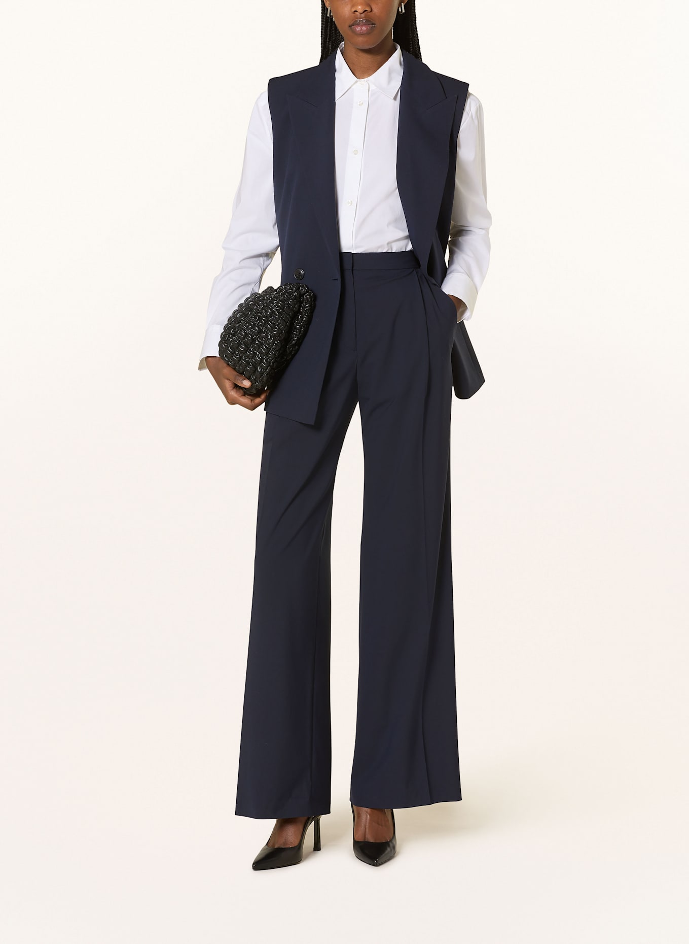HUGO Pantalon marinière HEMMES: BLEU FONCÉ