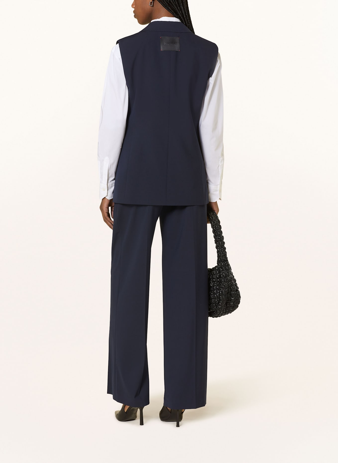 HUGO Pantalon marinière HEMMES: BLEU FONCÉ