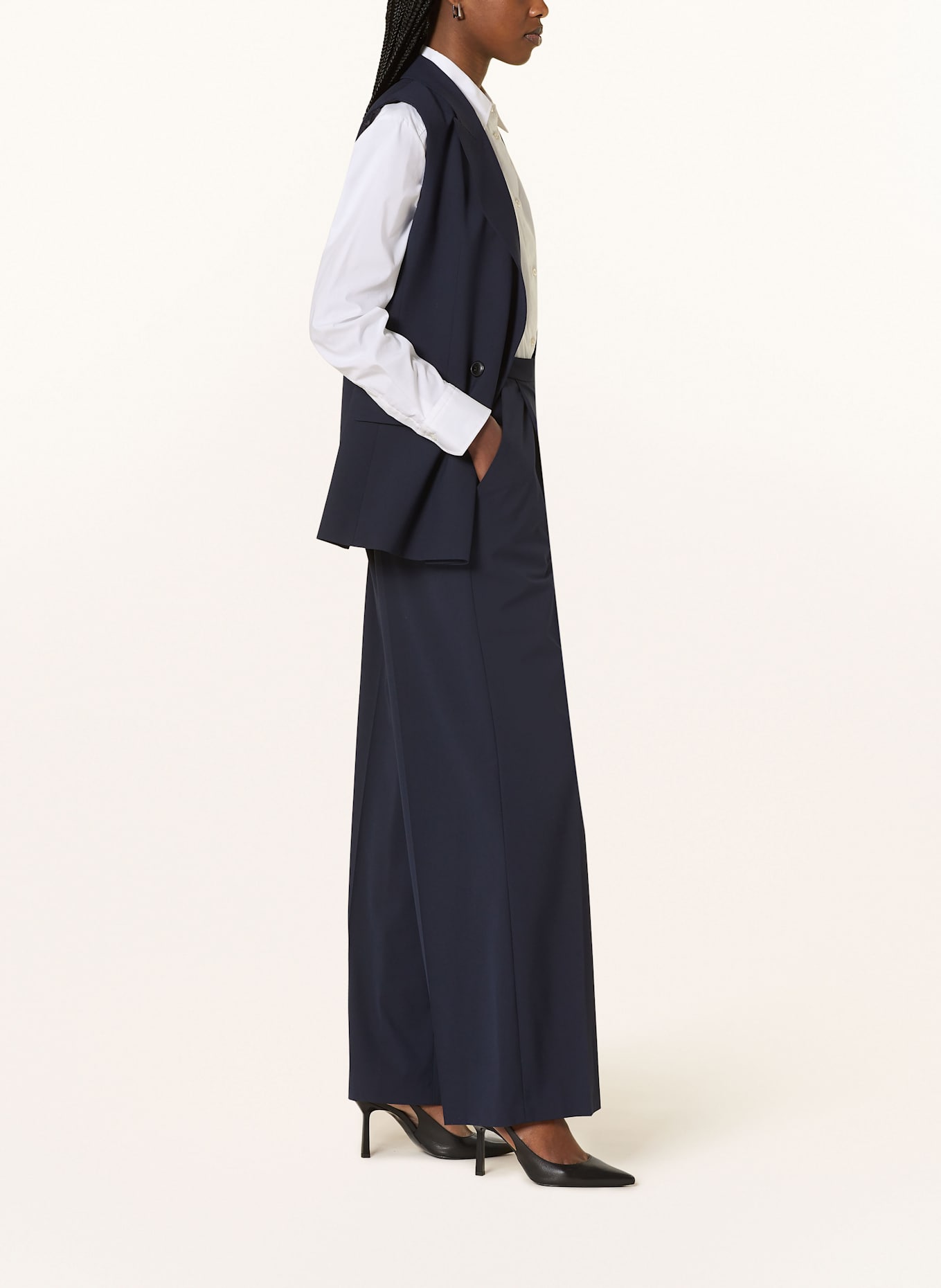 HUGO Pantalon marinière HEMMES: BLEU FONCÉ